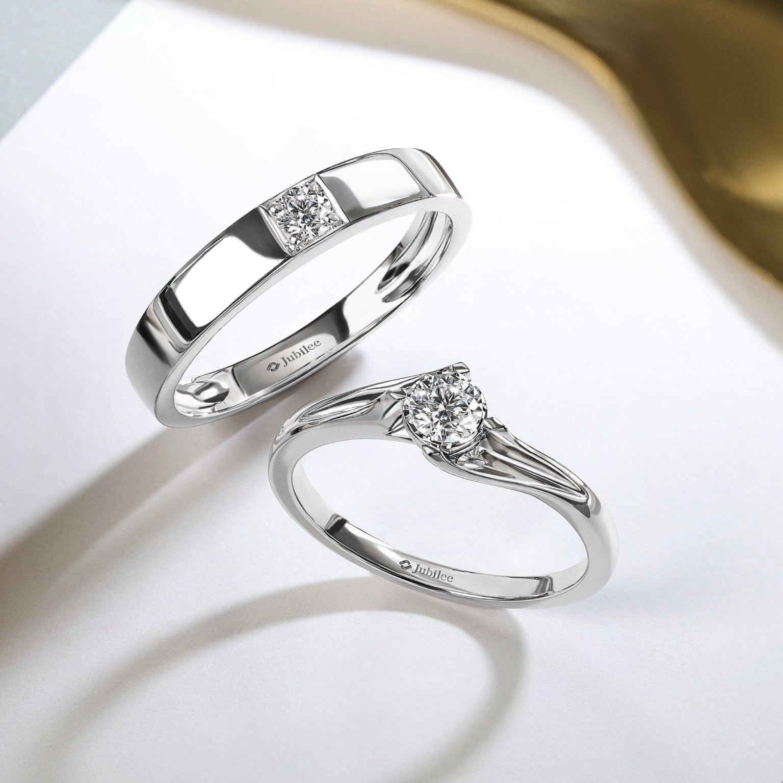 แหวนเพชร Journey of Love Solitare Ring & Padriac Diamond Ring