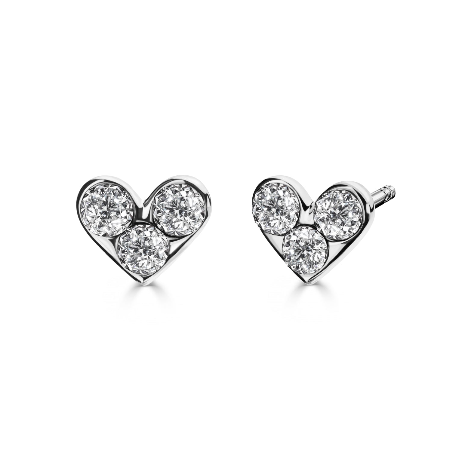 ต่างหูเพชร Valentine's Collection Love's Spark Stud Earrings