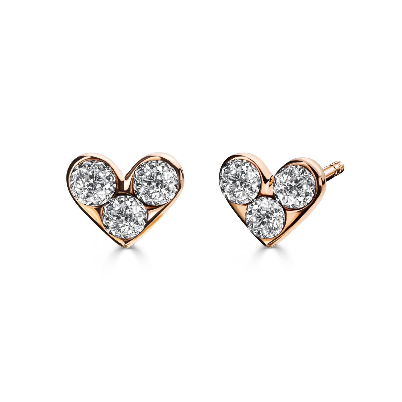 ต่างหูเพชร Valentine's Collection Love's Spark Stud Earrings