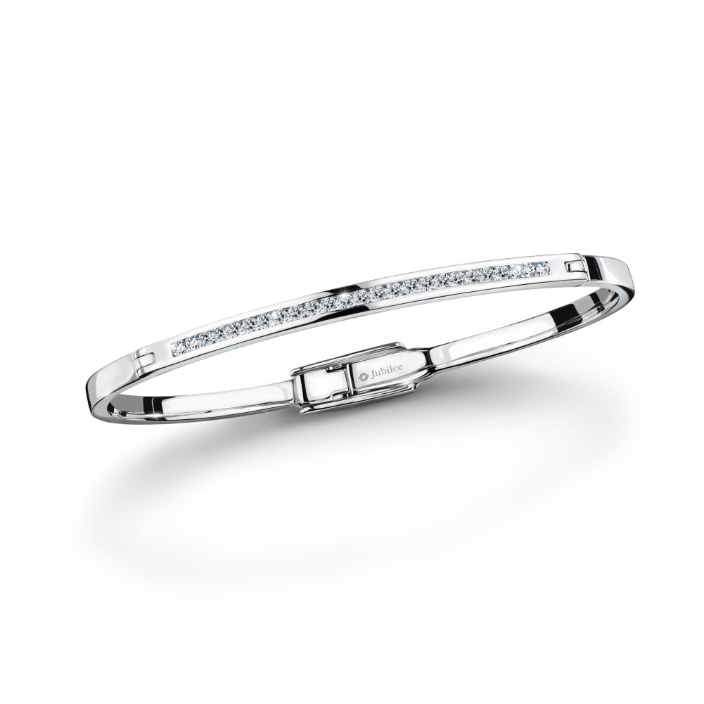 กำไลข้อมือเพชร Everyday Diamond Line Bangle