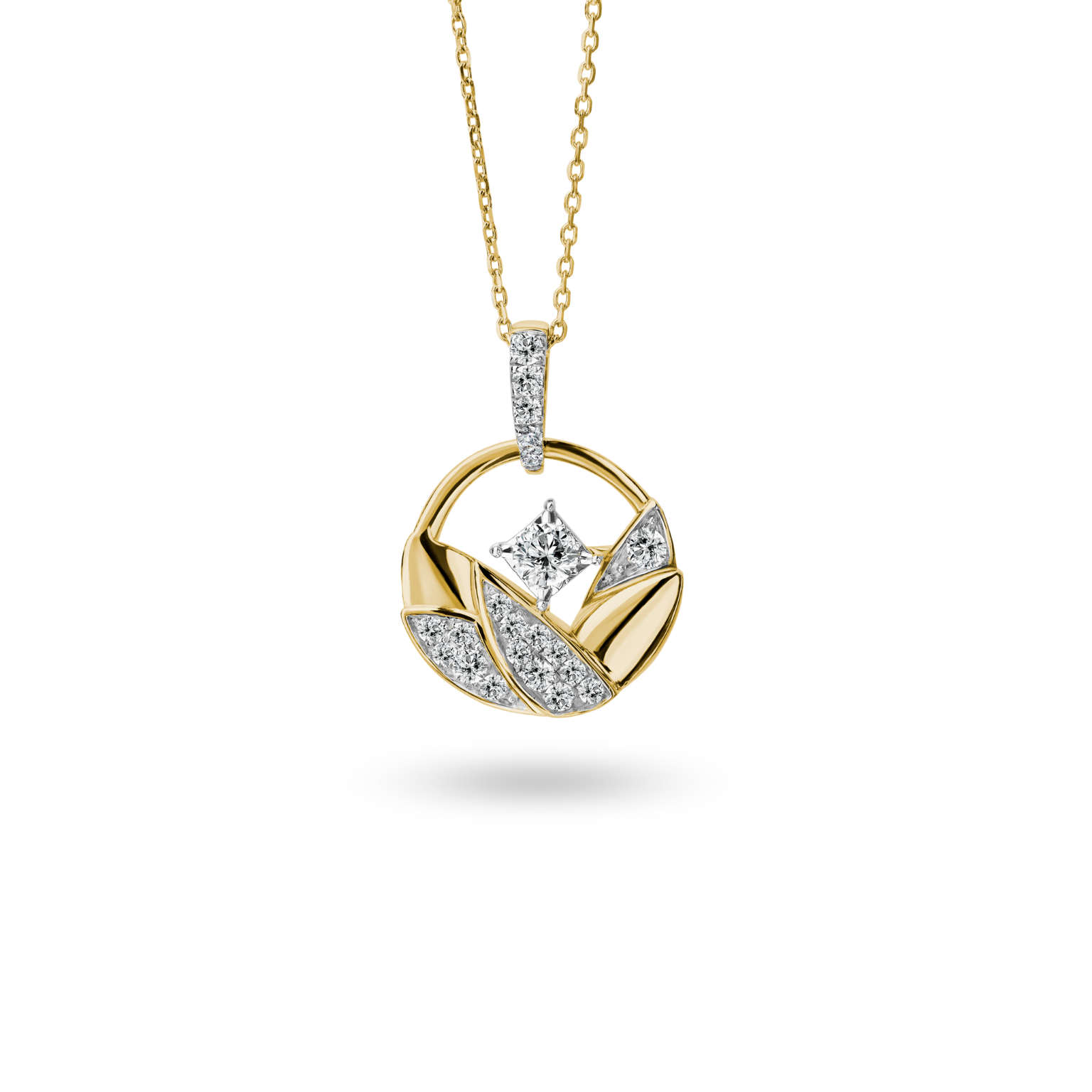 Love Blooming Tulip Sparkle Pendant