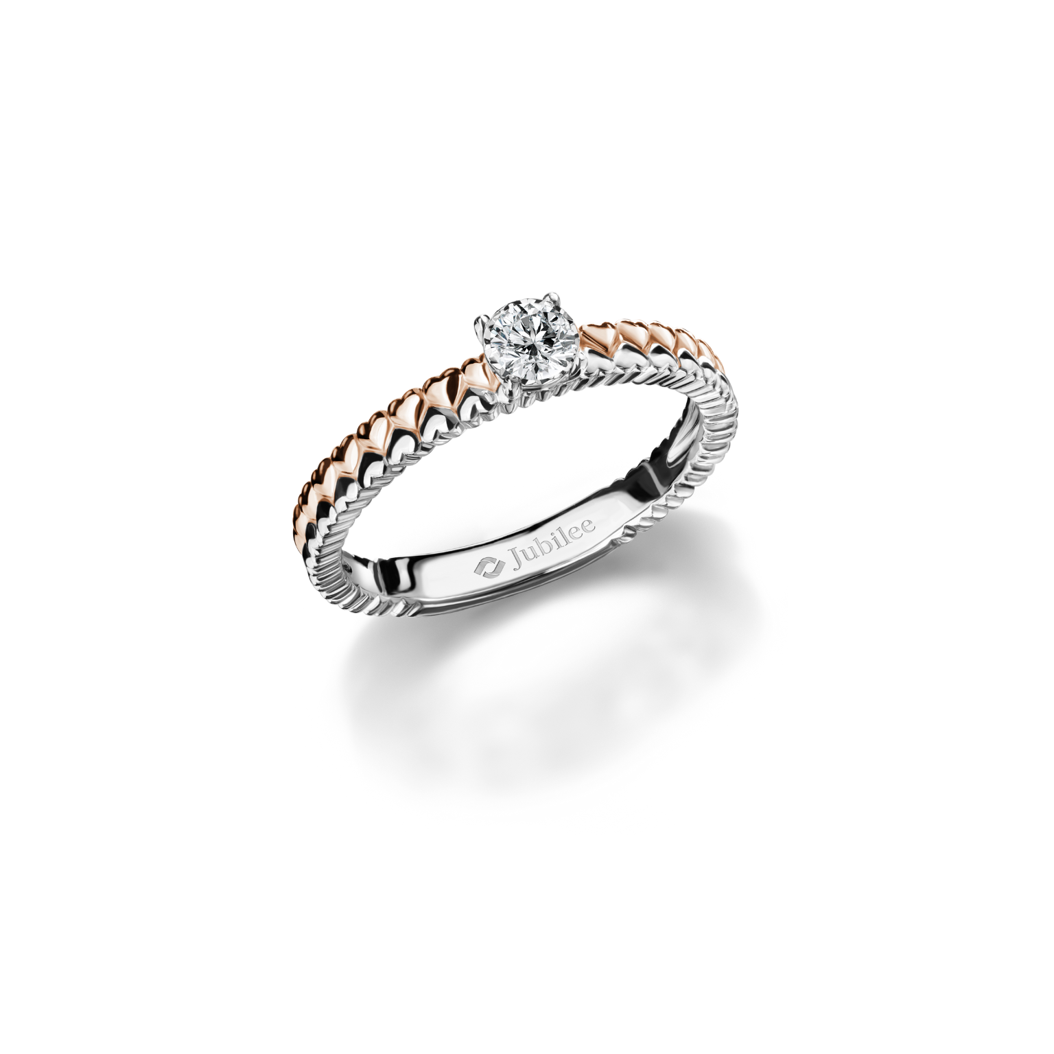 แหวนเพชร Love Blooming Lovely Two-Tone Ring