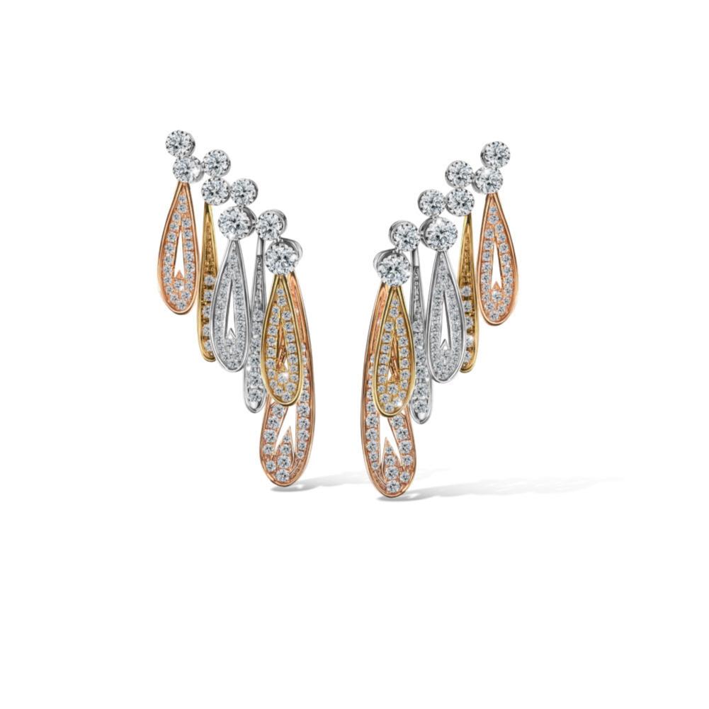 The Wings of Success Earrings Diamond Earrings