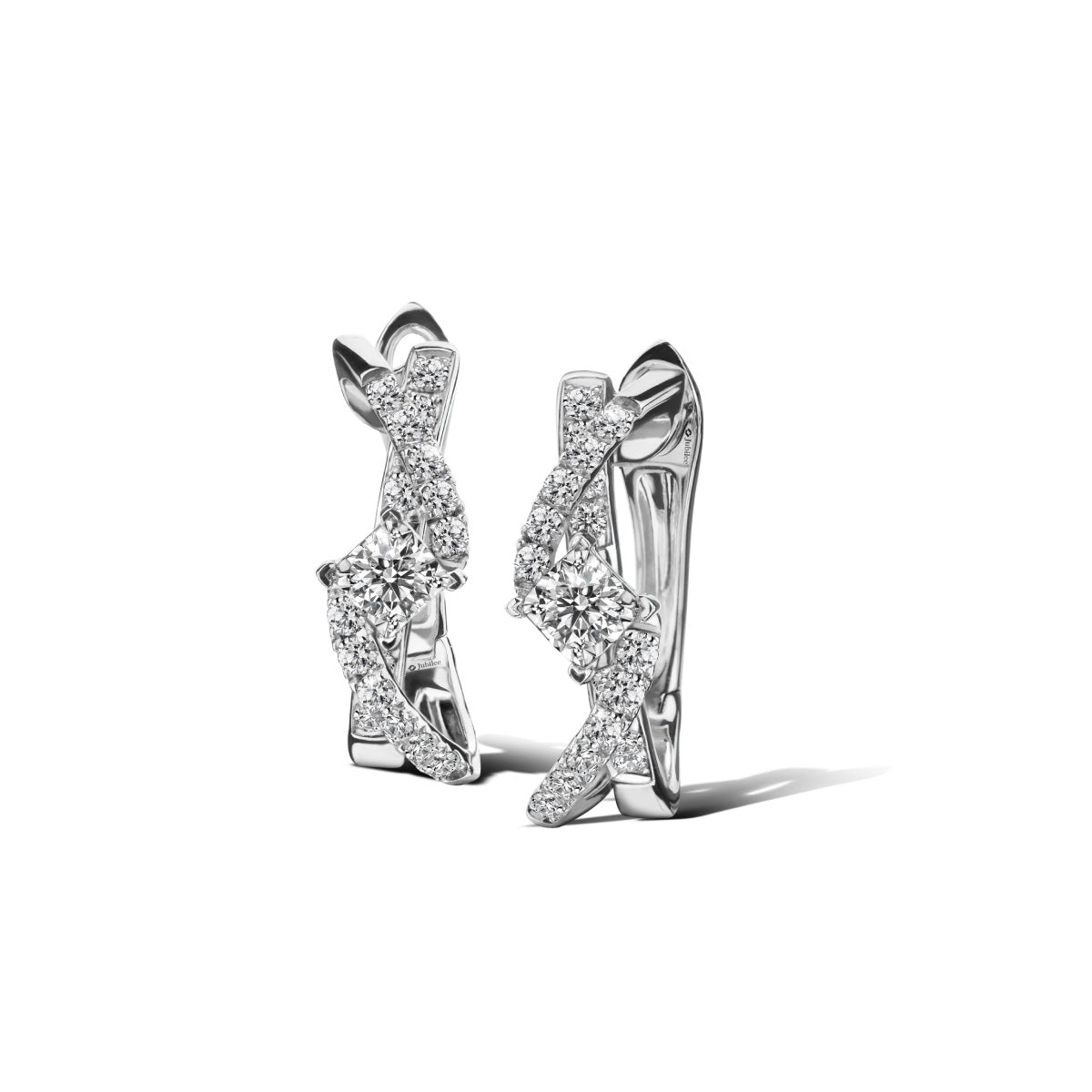 Luxe Wave Brilliance Earrings Diamond Earrings