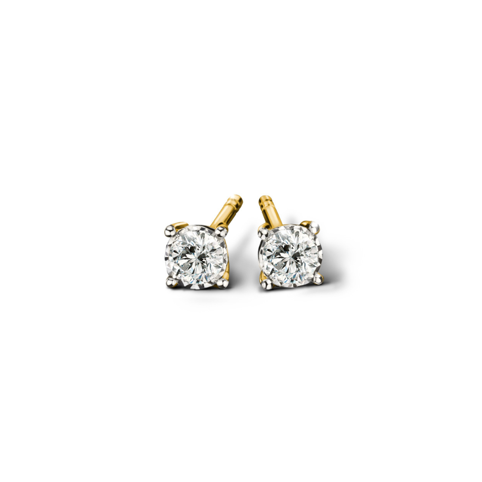 Mini Diamond Stud Earrings