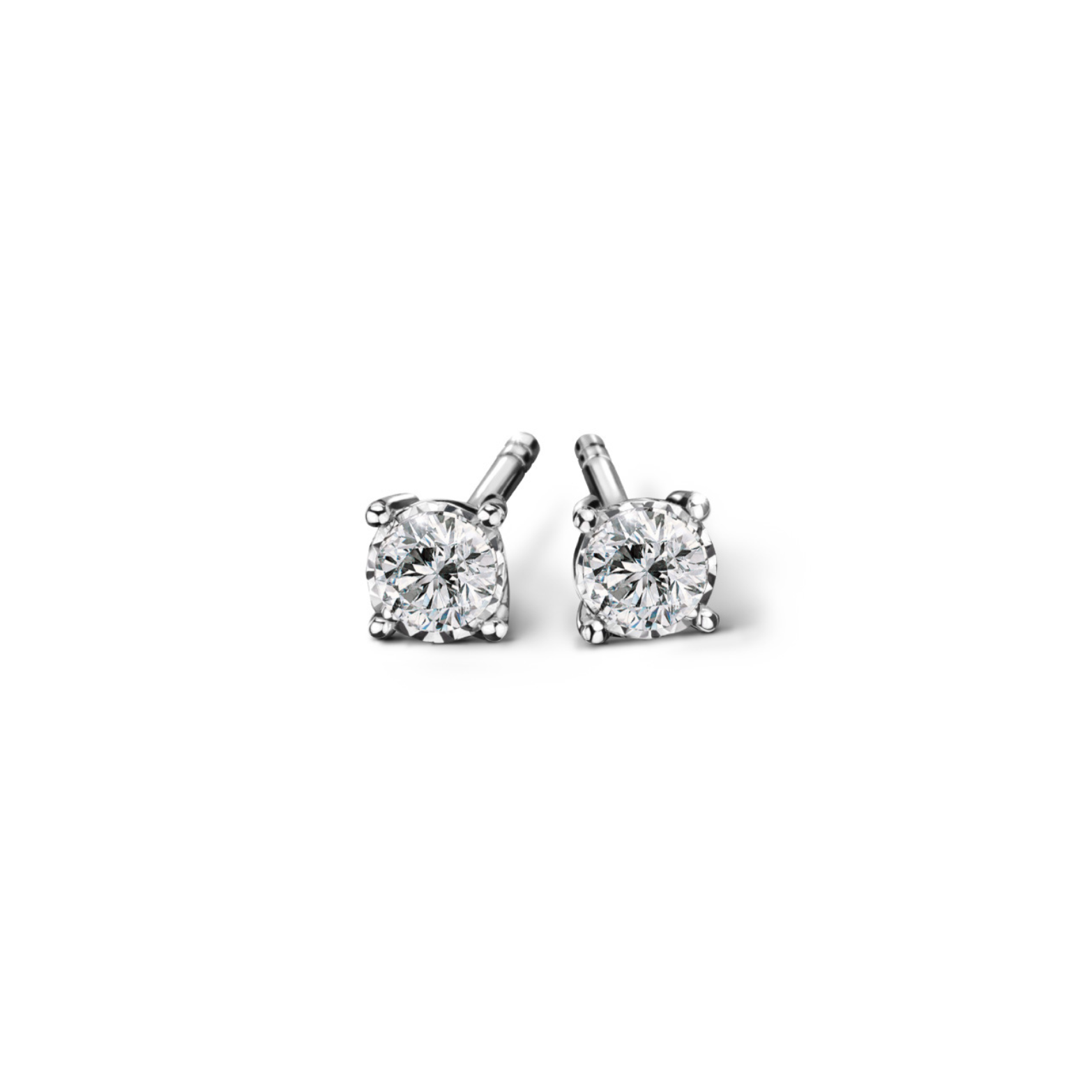 Mini Diamond Stud Earrings