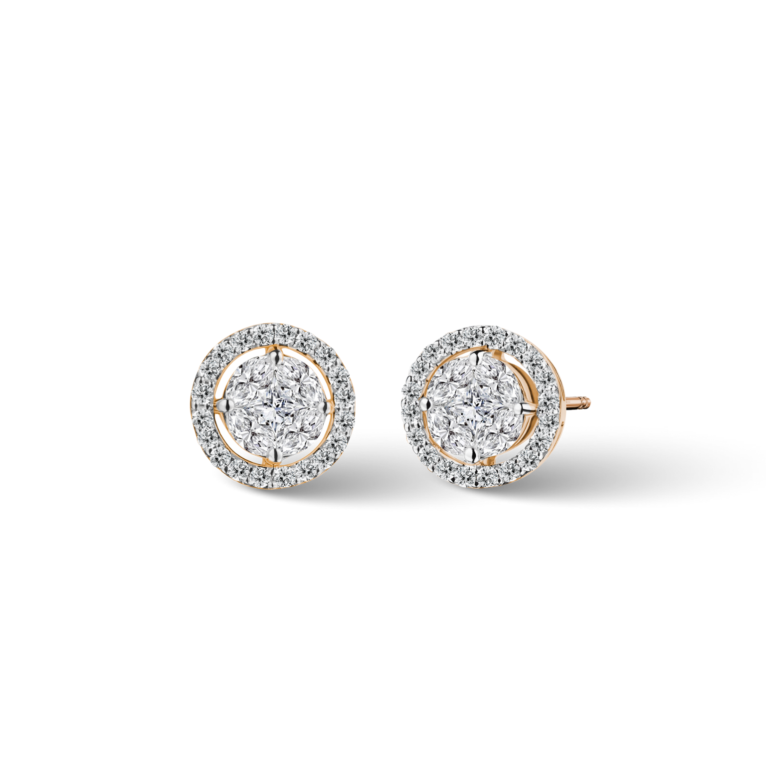 Glistening Halo Studs