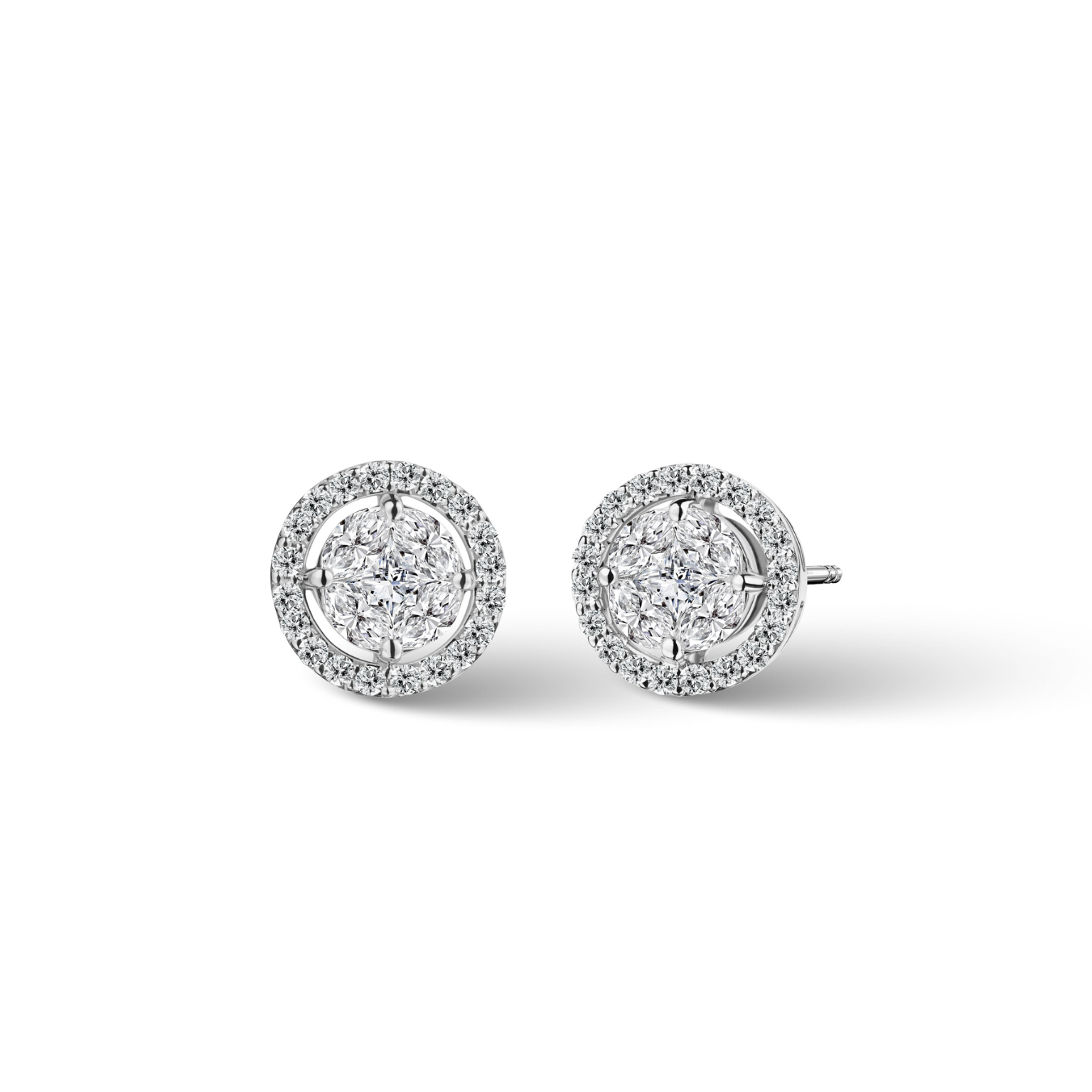 Glistening Halo Studs 