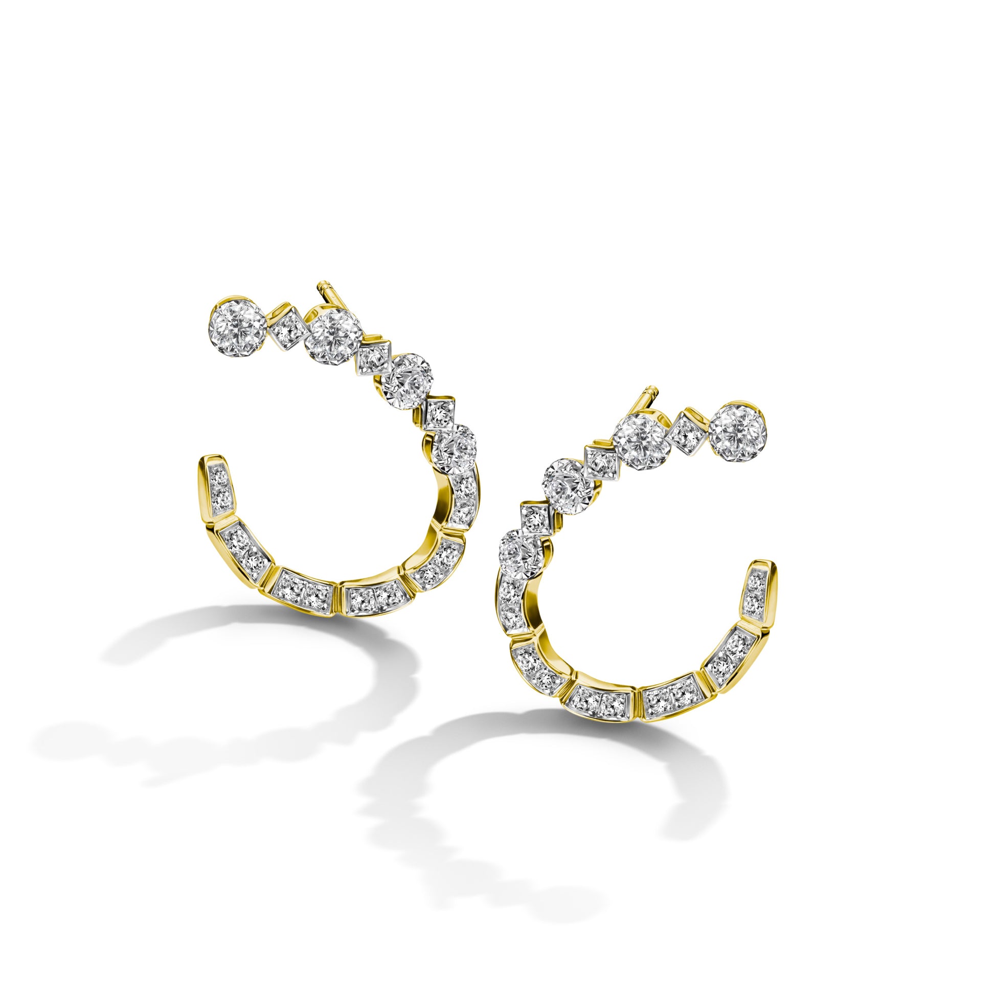 Luminere Brique Fancy Cascade Earrings