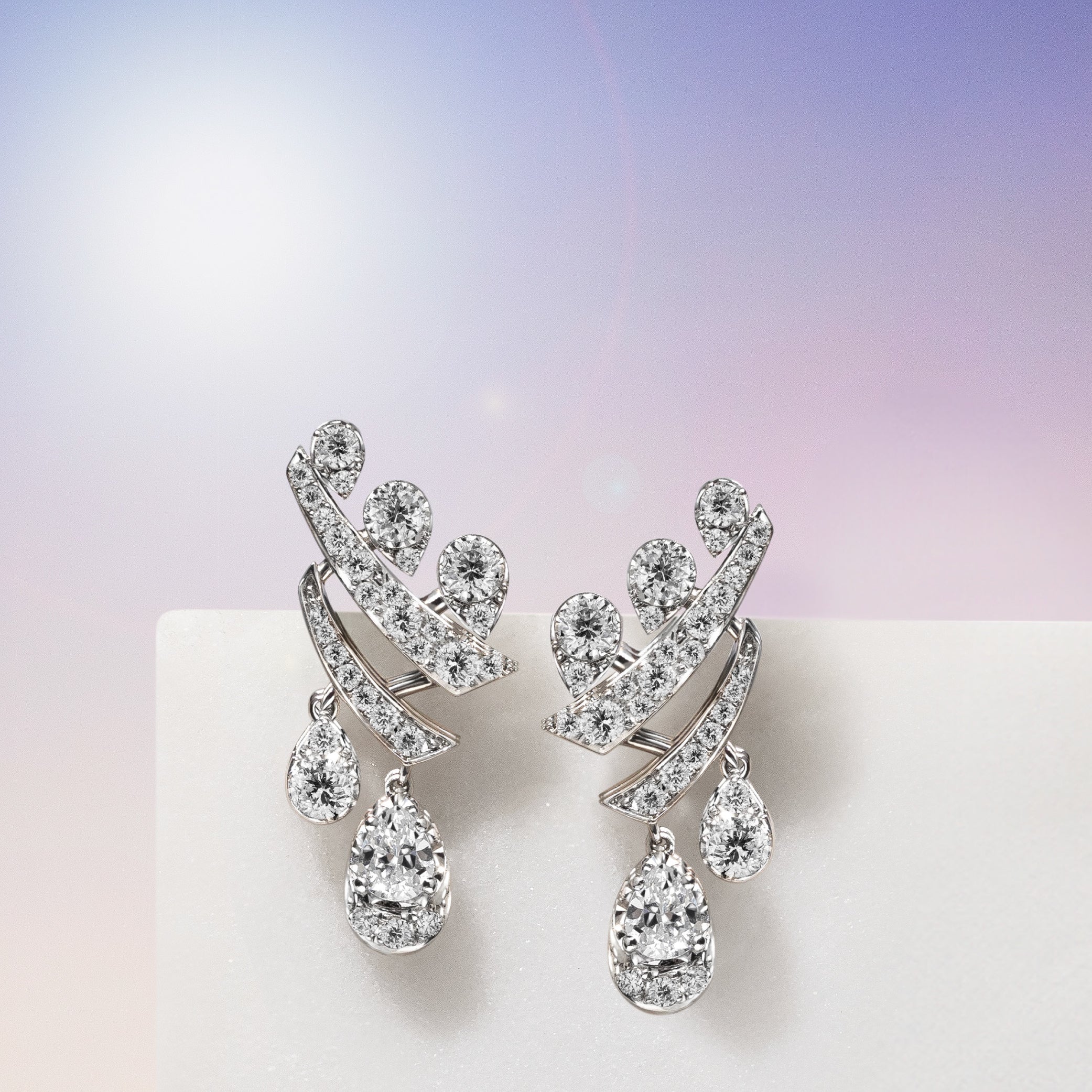 ต่างหูเพชร Larme d'Amour Elegance Earrings