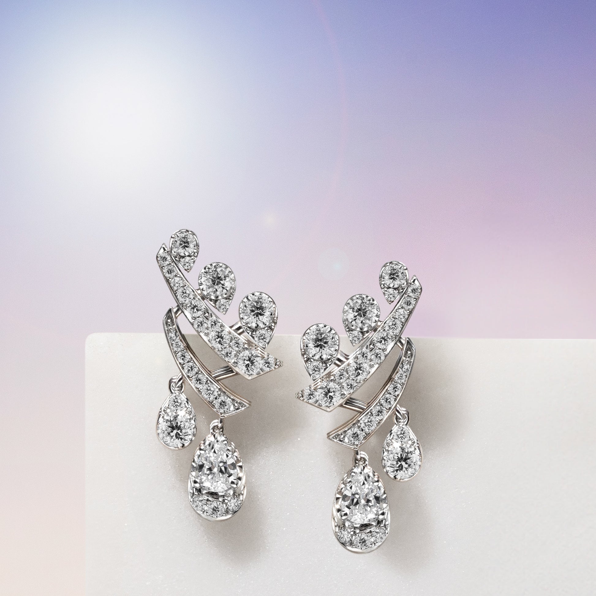 Larme d'Amour Elegance Earrings Diamond Earrings