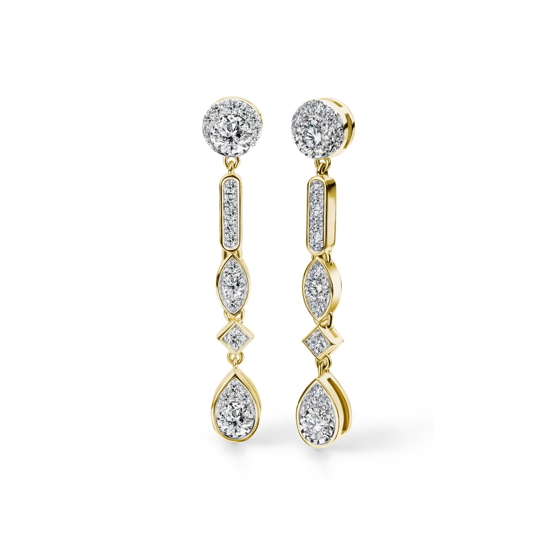 Larme d'Amour Ronde Céleste Diamond Earrings