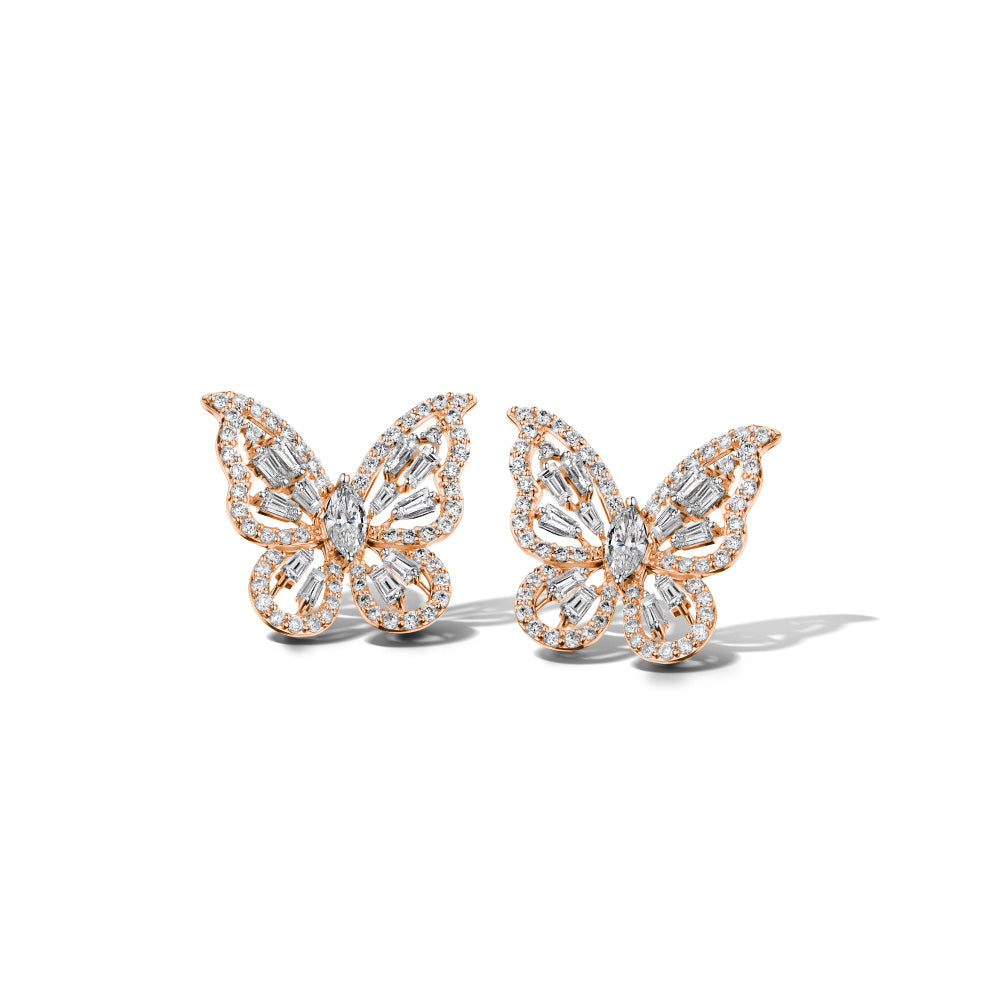 Petite Butterfly Glimmer Earrings