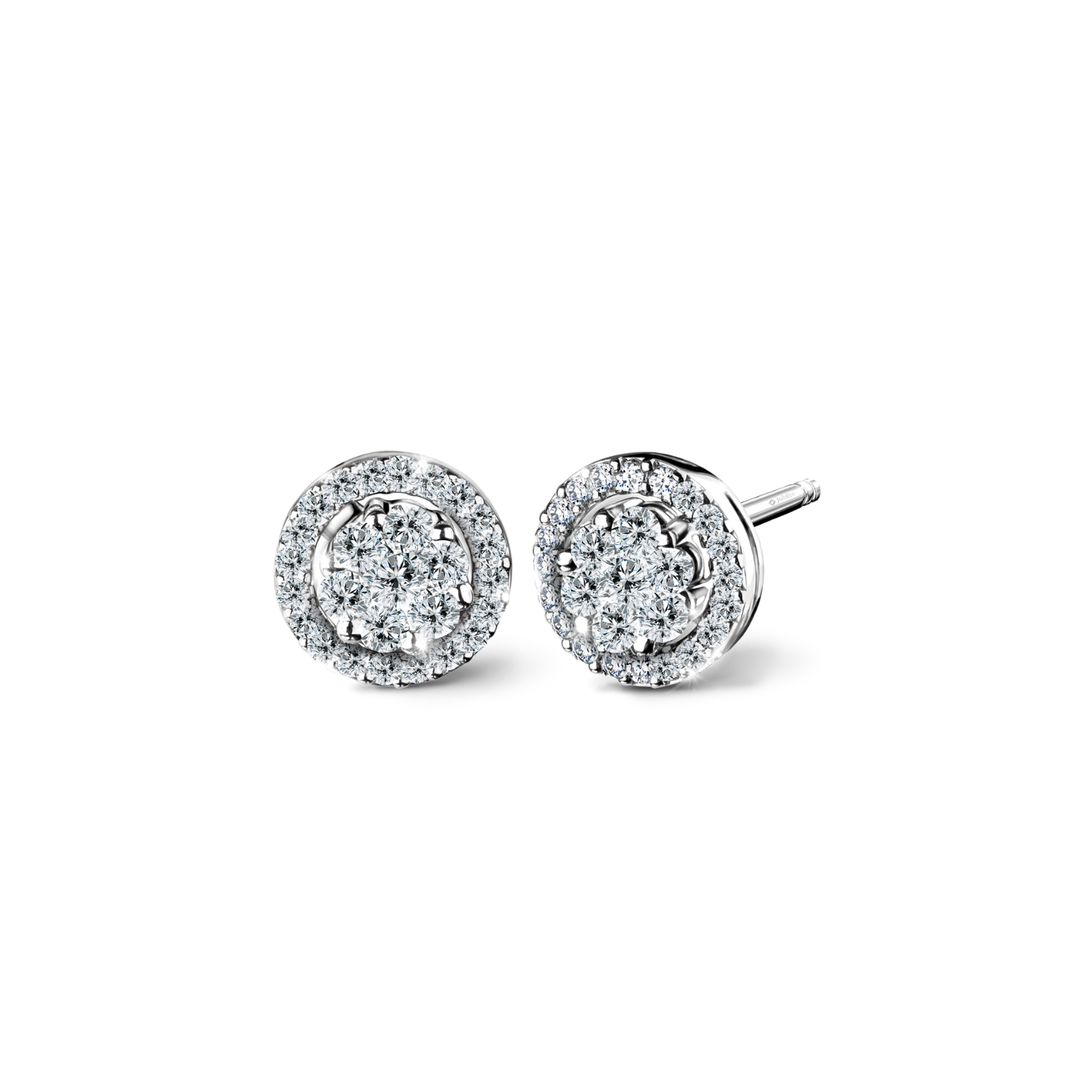 Illusion Halo Stud Earrings