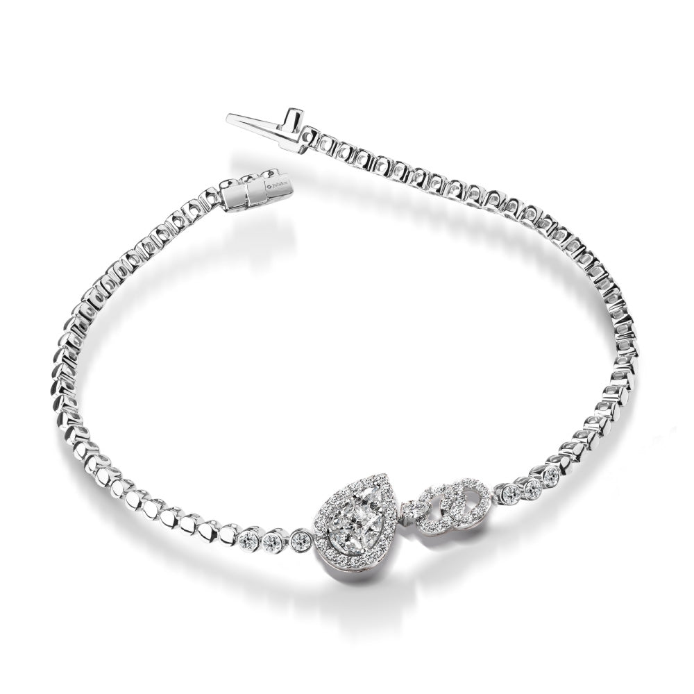 Infinite Shine Dewdrop Bracelet