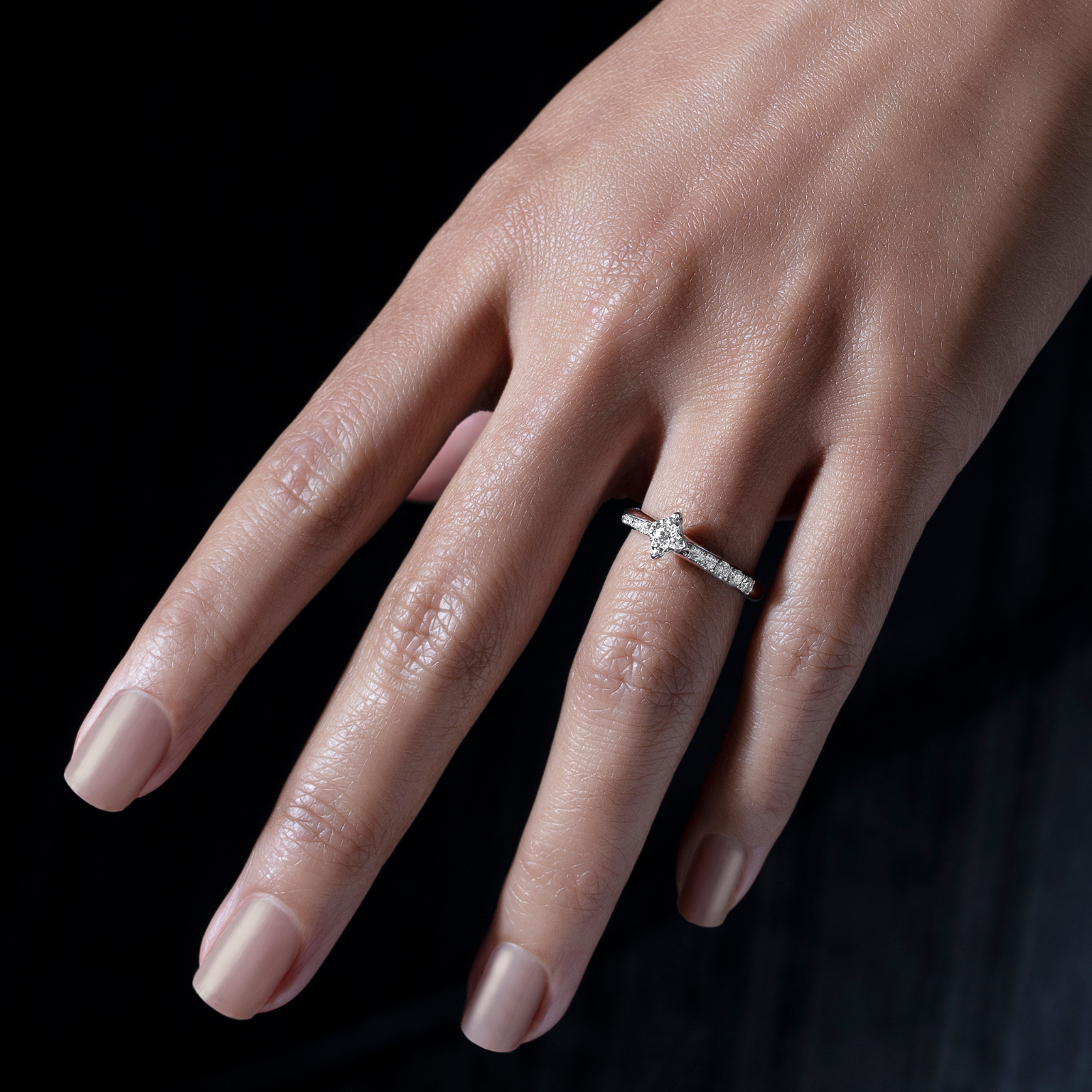 Arrow of LoVe Solitaire Ring