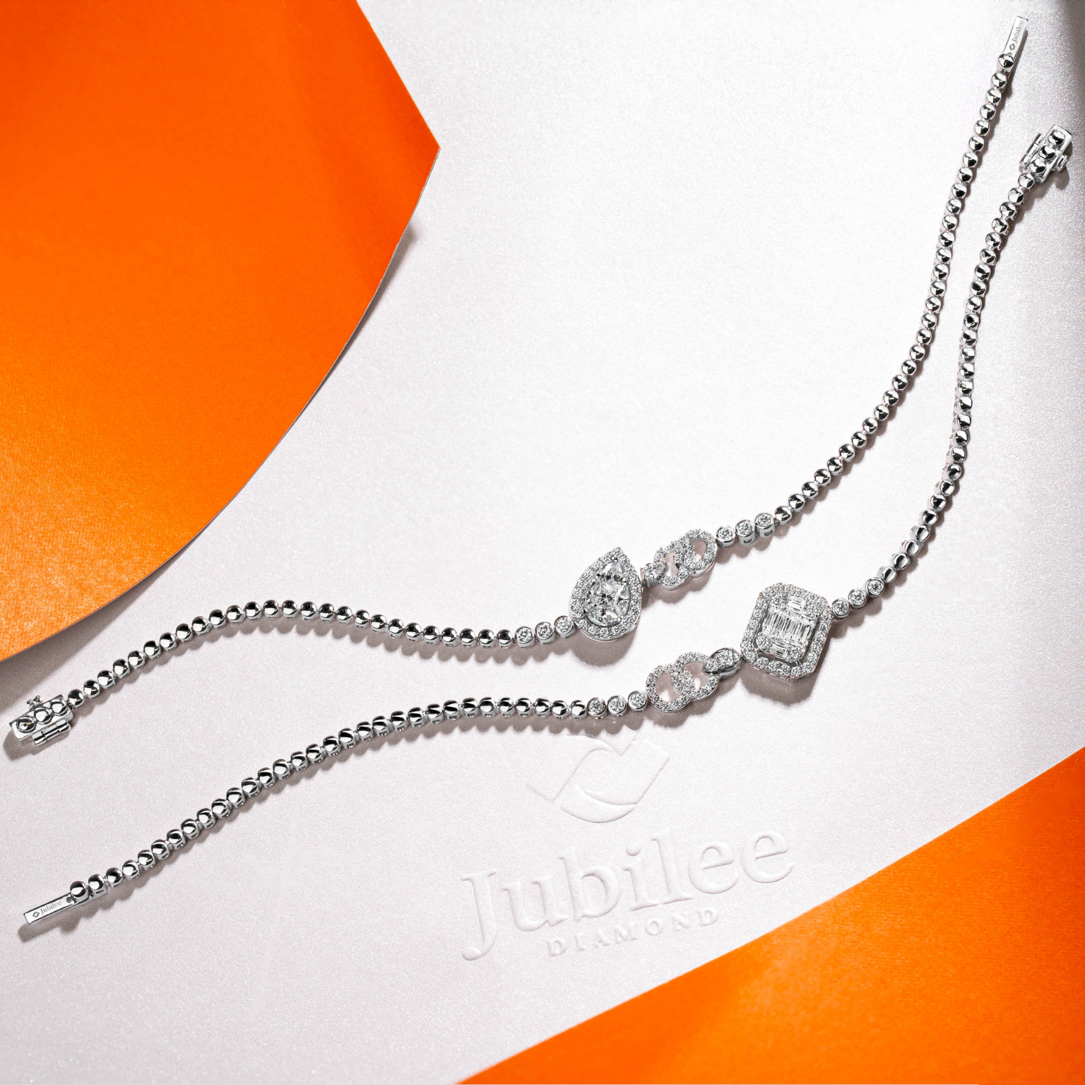 สร้อยข้อมือเพชร Infinite Shine Dewdrop Bracelet