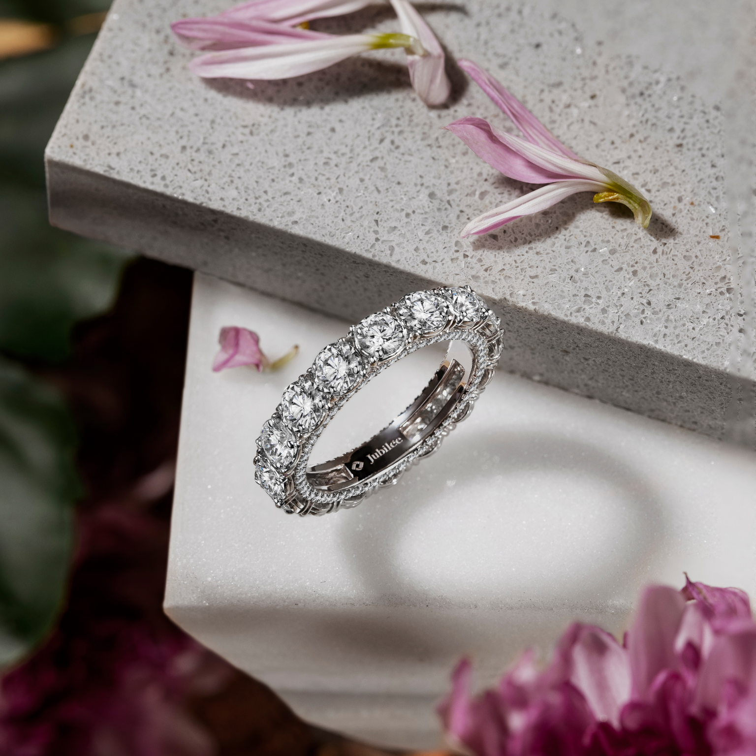 Majestic Eternity Diamond Line Ring