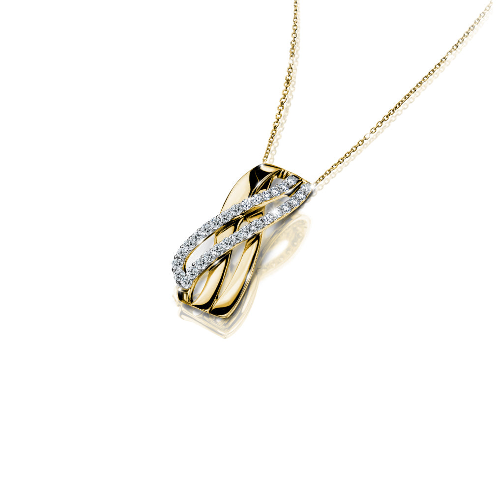 จี้เพชร Fundameltal Curve Pendant