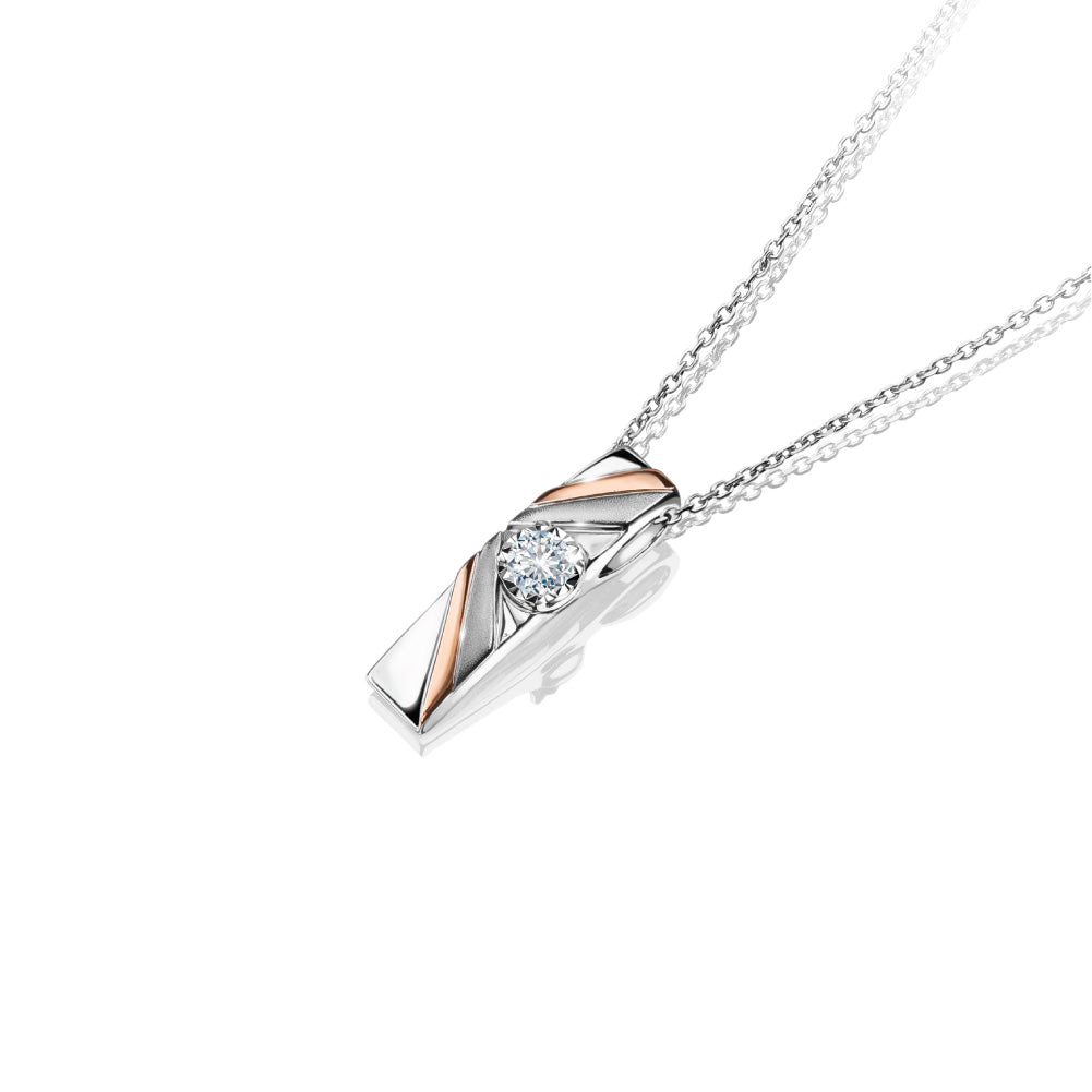 จี้เพชร Forevermark The Signature Collection Two Tone Pendant