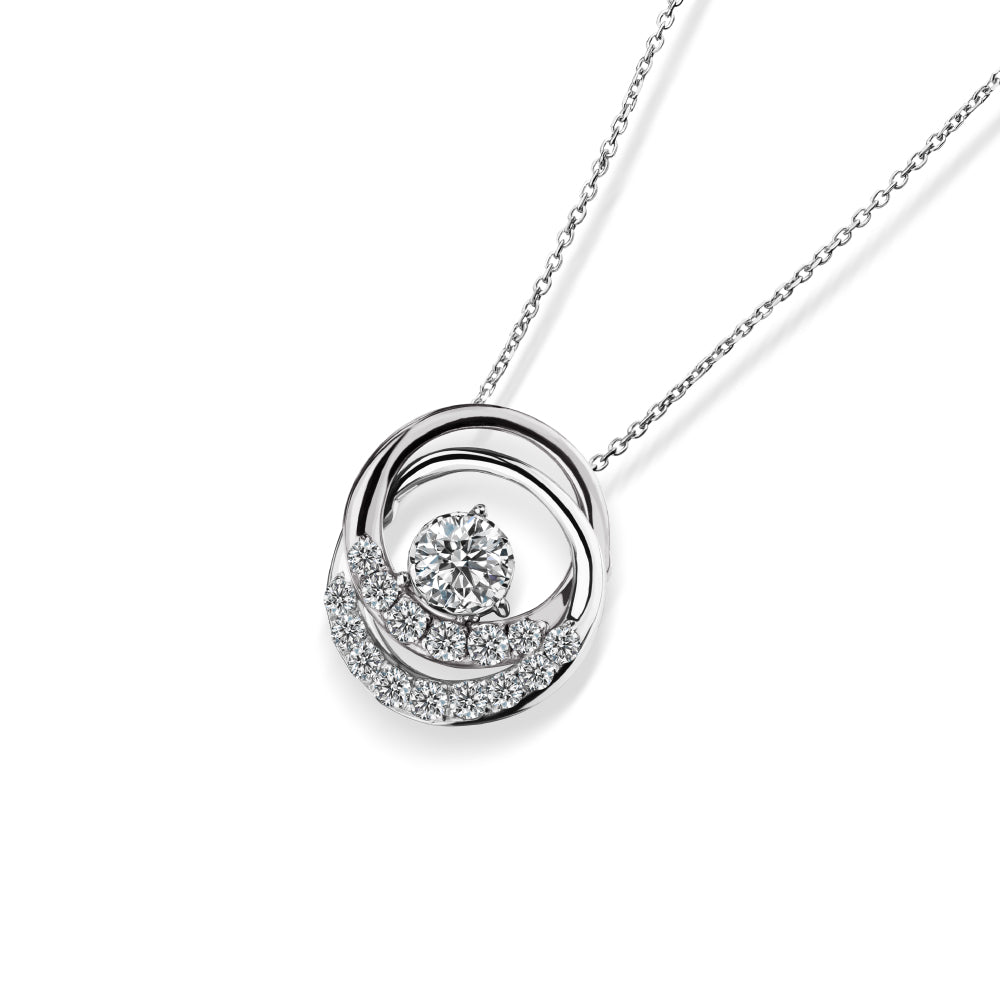 จี้เพชร Classic Round Glamour Pendant