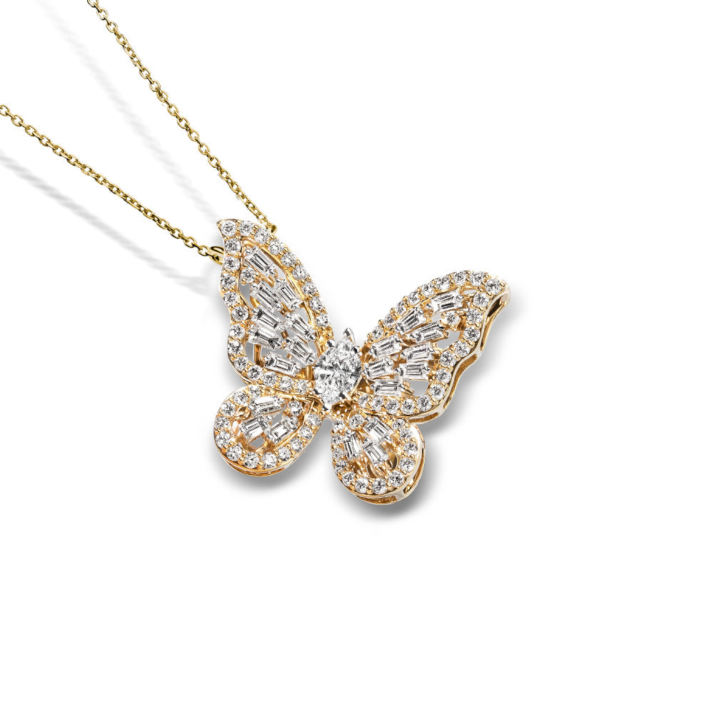 Dynasty Butterfly Sparkle Pendant