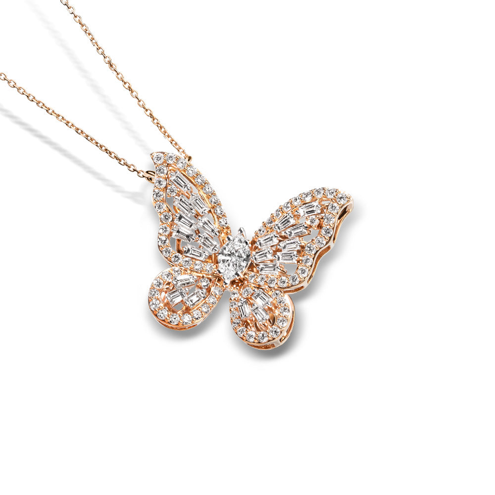 Dynasty Butterfly Sparkle Pendant