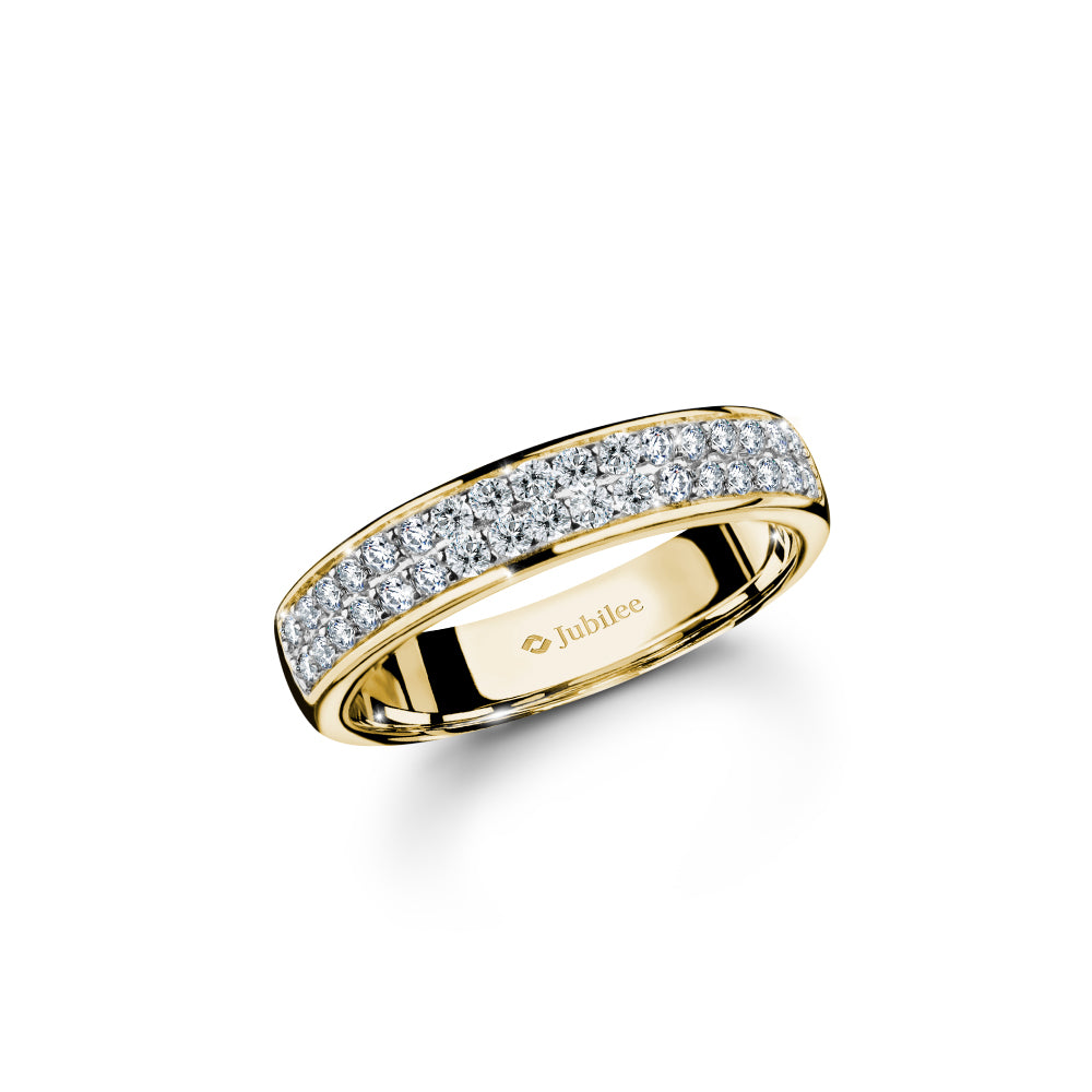 Diamond Line Pave Ring