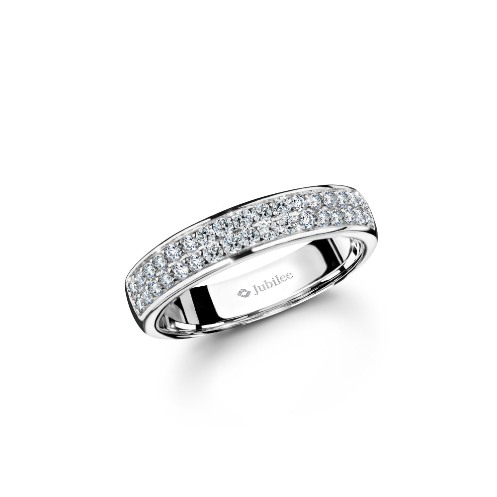 Diamond Line Pave Ring