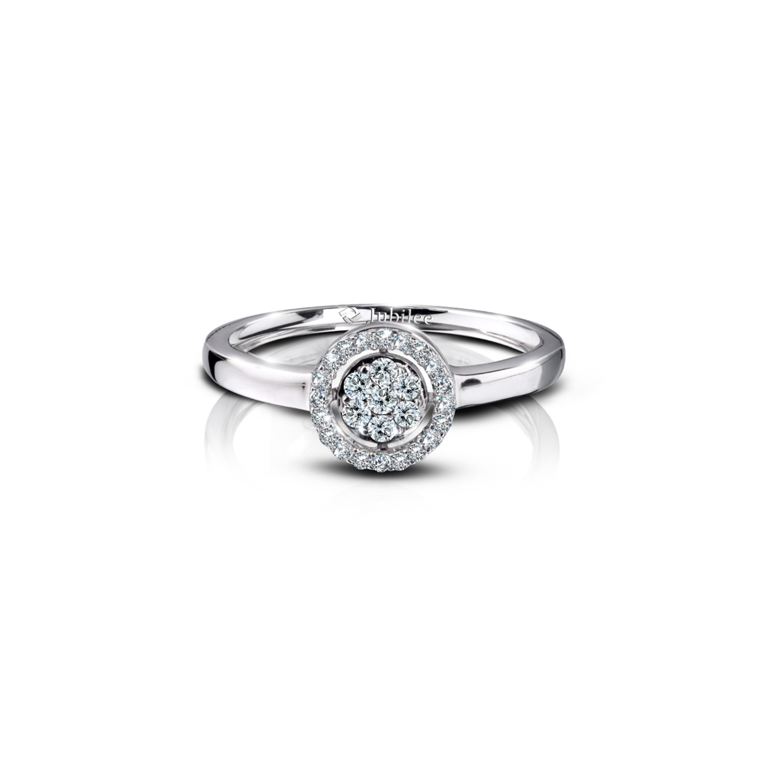 Illusion Halo Bold Solitaire Ring