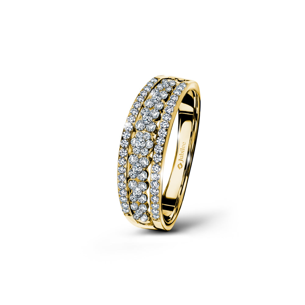 Diamond Line Band Ring