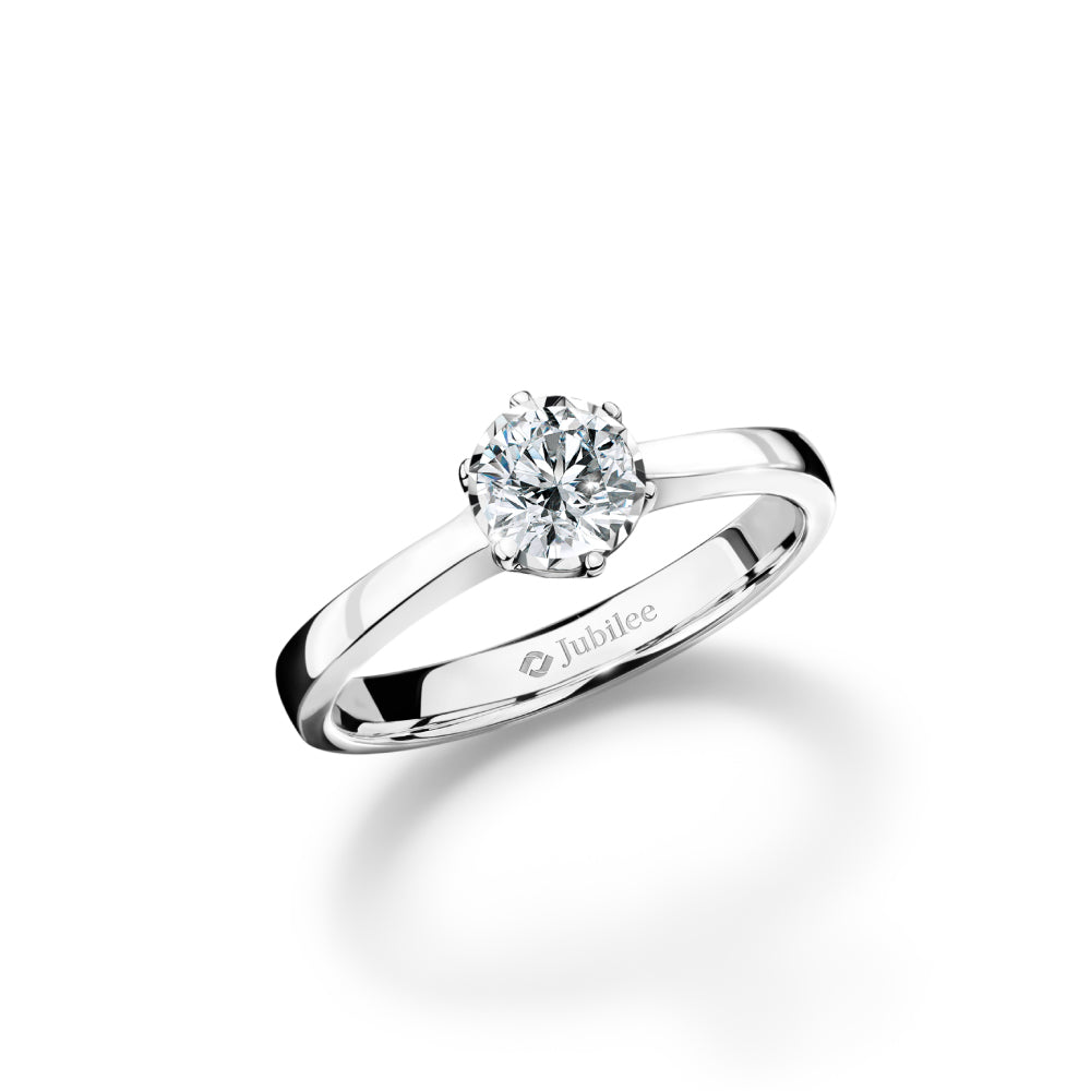 6-Prong-Solitaire Diamond Ring