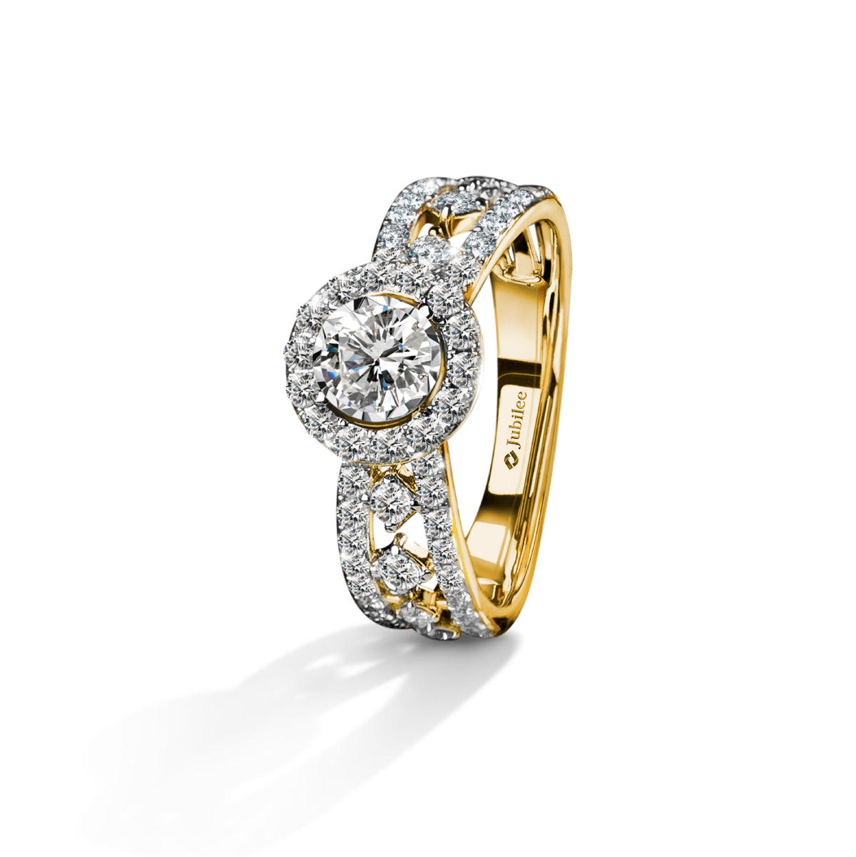 Round Floriss Dot Excellence Ring (Certificate: GIA)