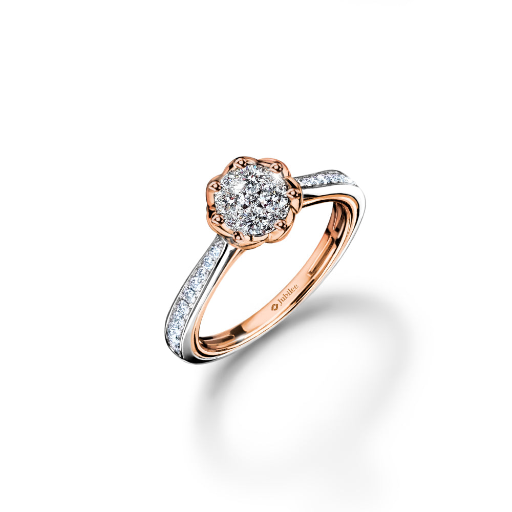 Pollen and Petals Diamond Ring