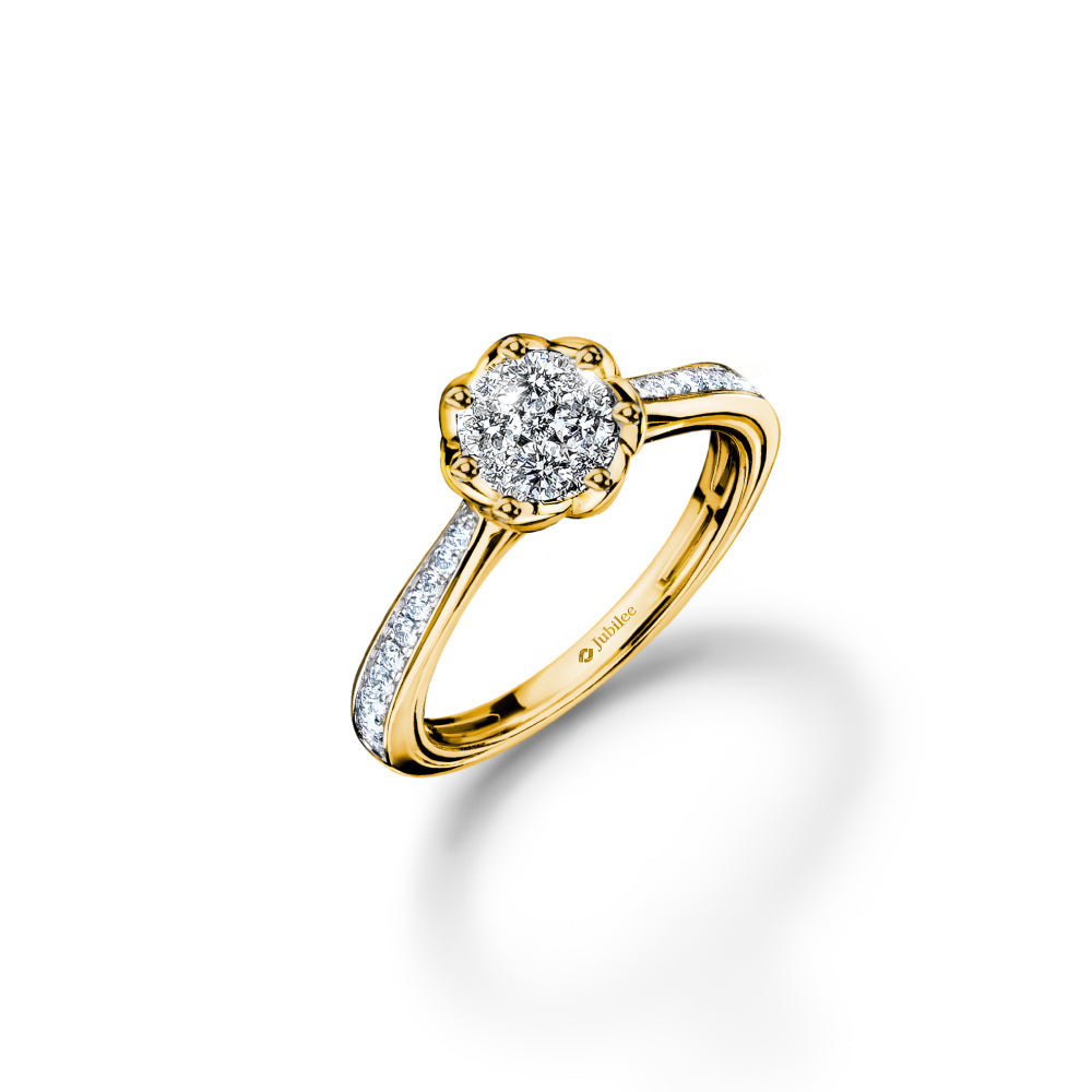 Pollen and Petals Diamond Ring