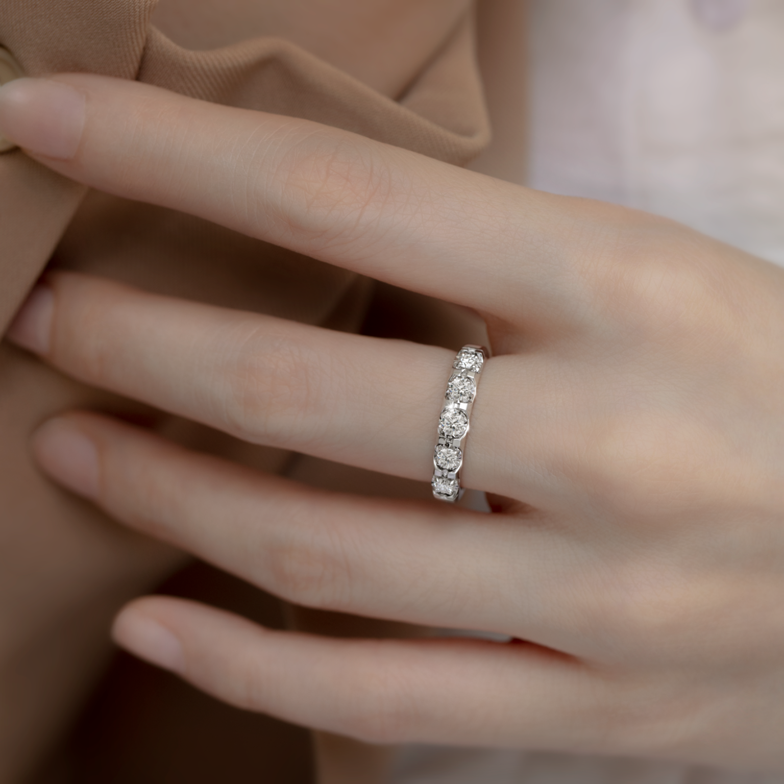 แหวนเพชร The New Diamond Line Ring