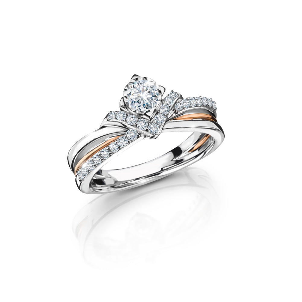 Forevermark The Signature Collection Two Tone Pave Ring