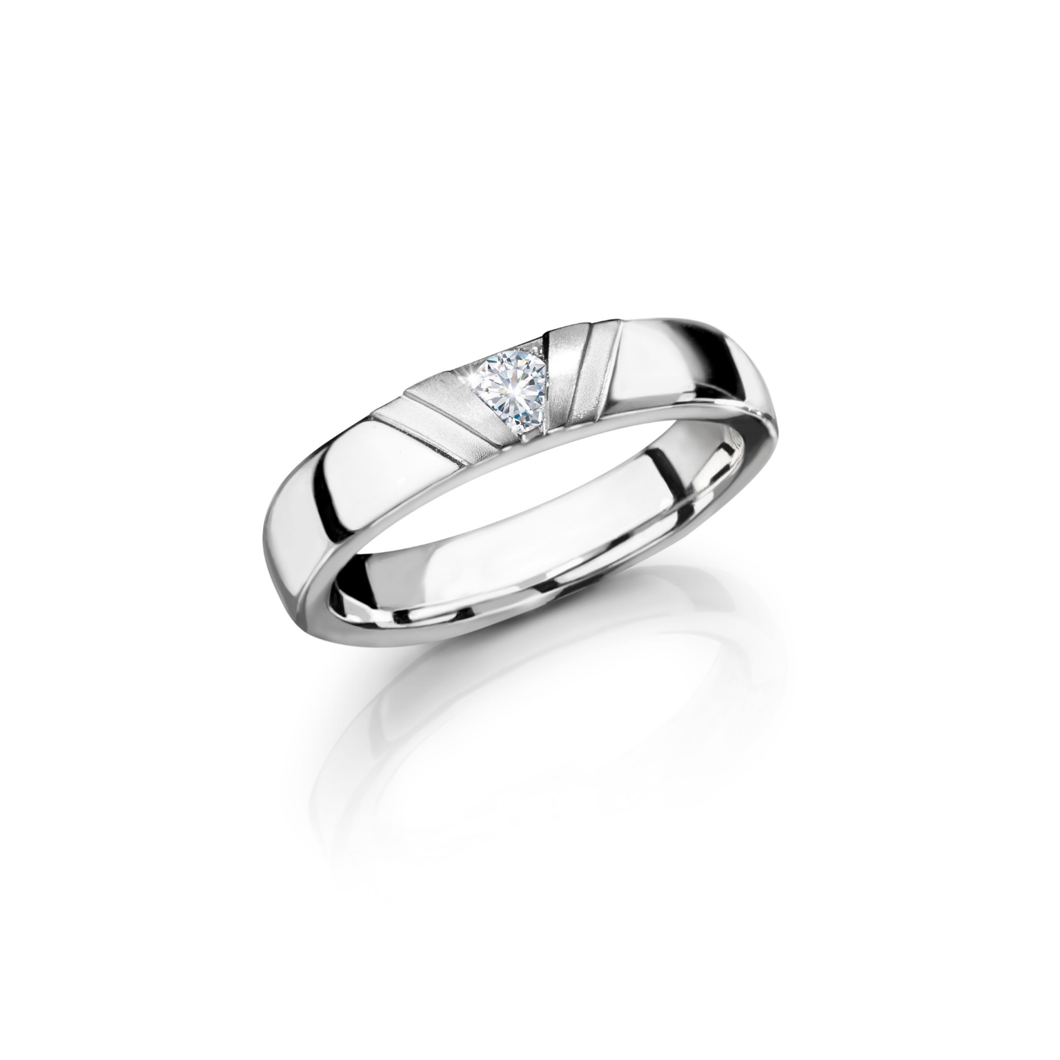 แหวนเพชร Forevermark The Signature Homme Collection Band Ring