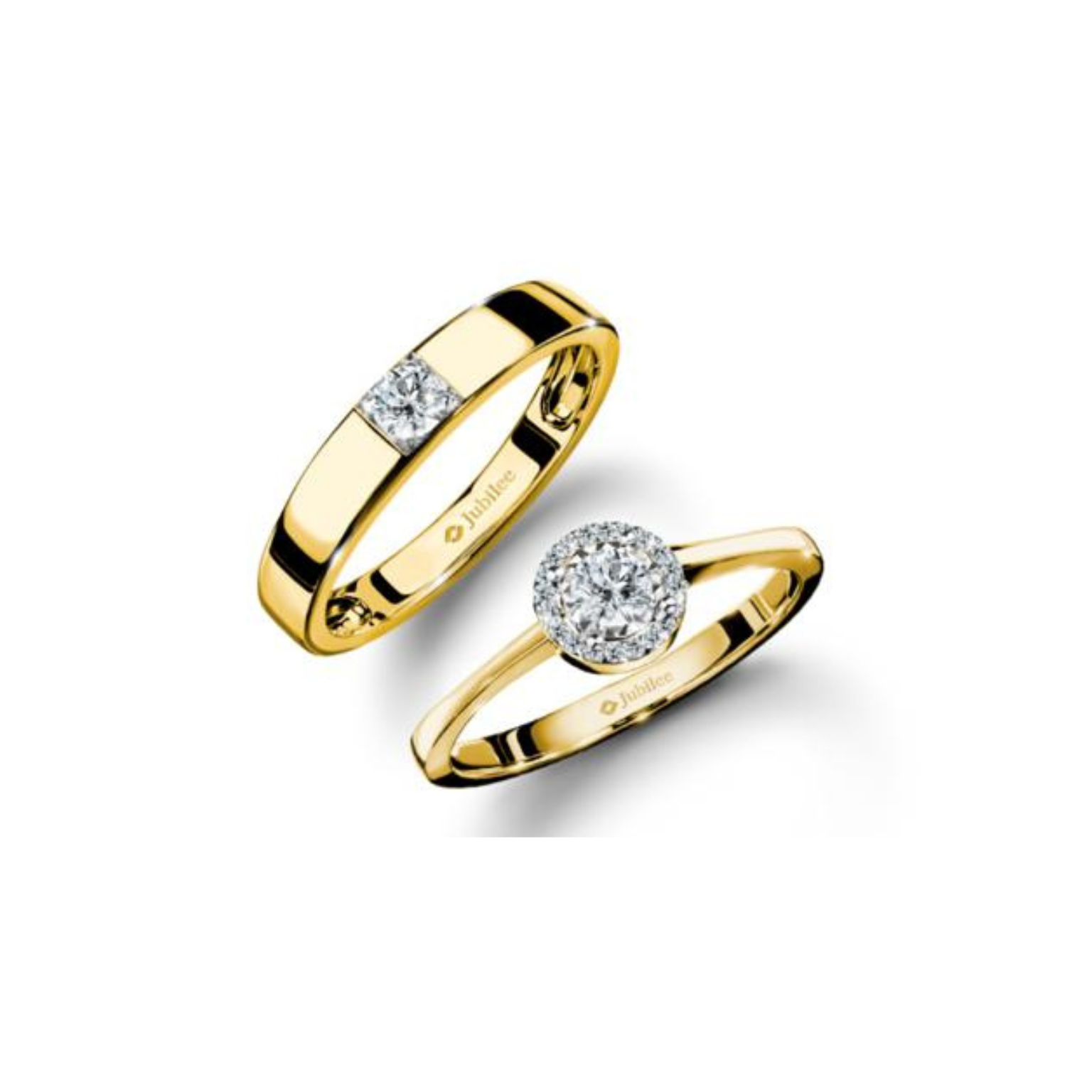 แหวนเพชร Classic Halo Diamond Ring & Padriac Diamond Ring