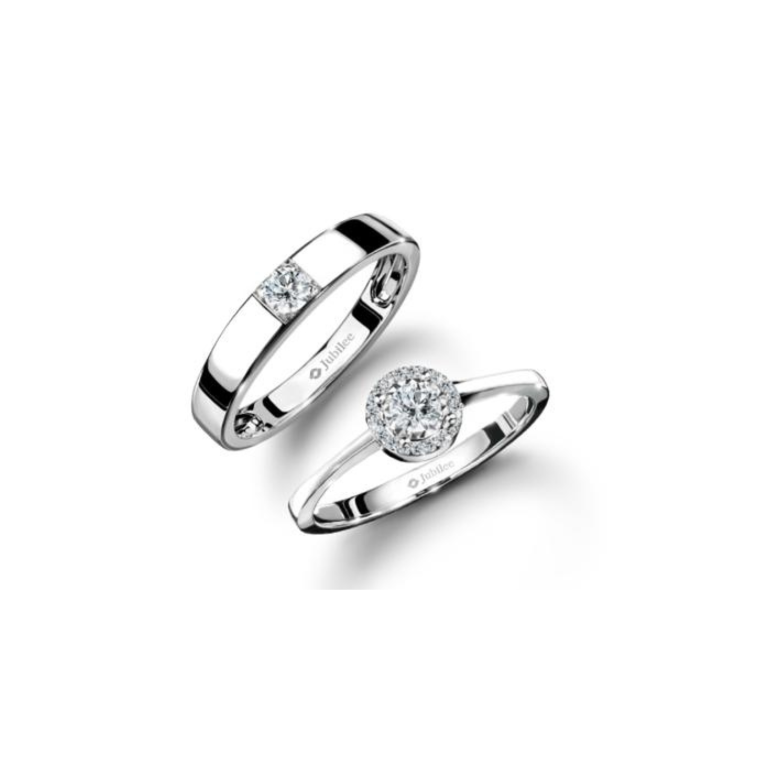 แหวนเพชร Classic Halo Diamond Ring & Padriac Diamond Ring