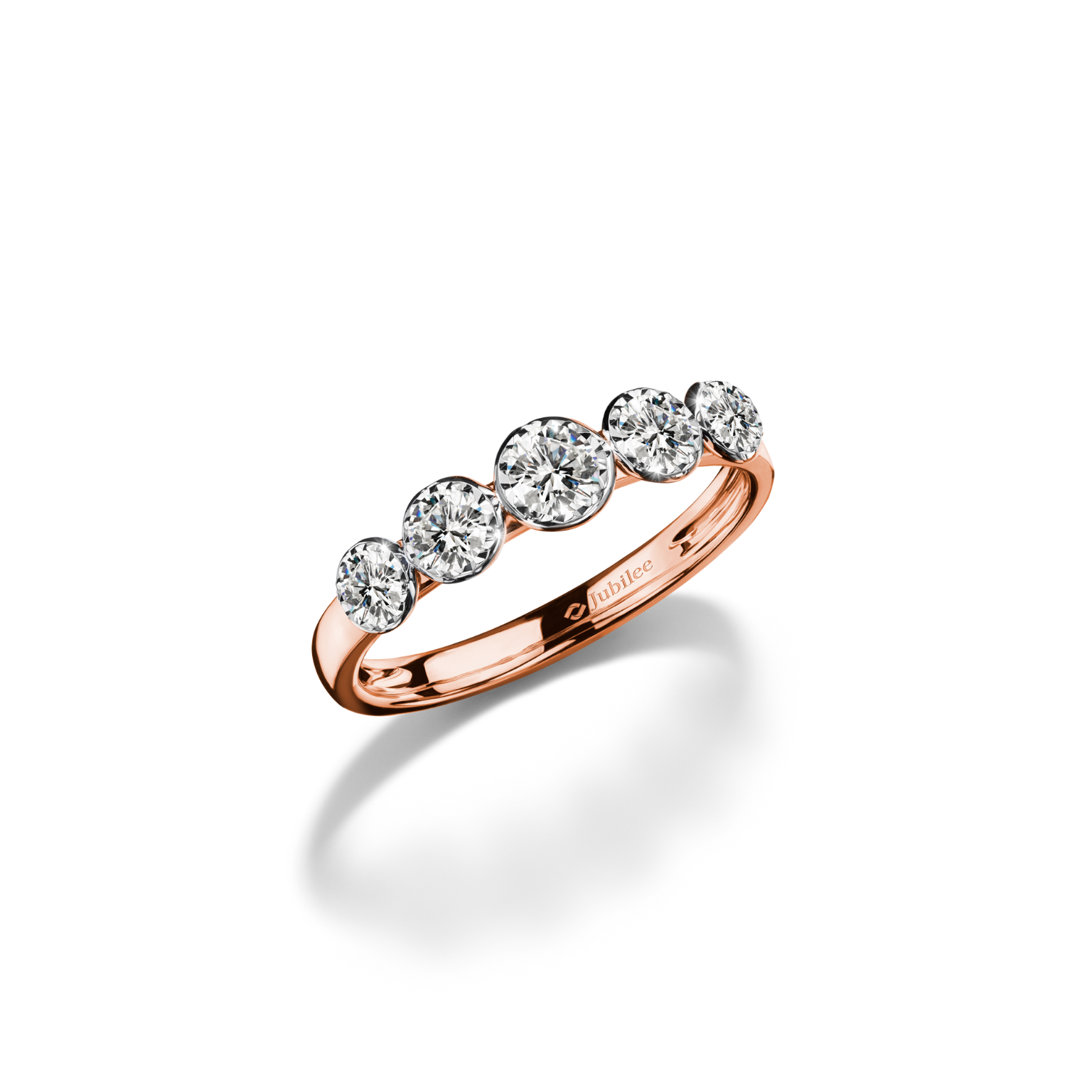 New Diamond Line Ring