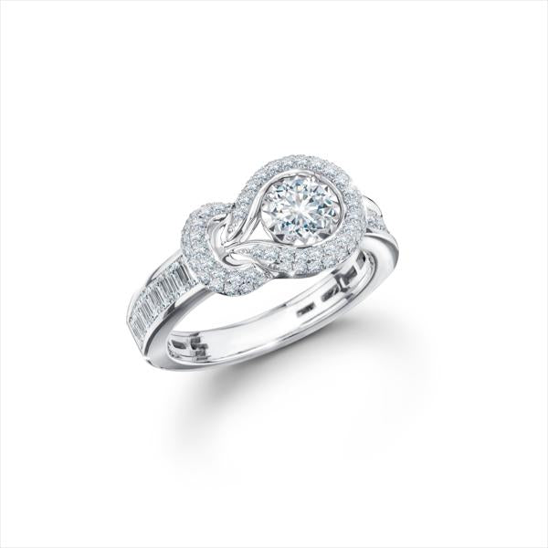 FOREVERMARK TRUE LOVE KNOT PETITE RING