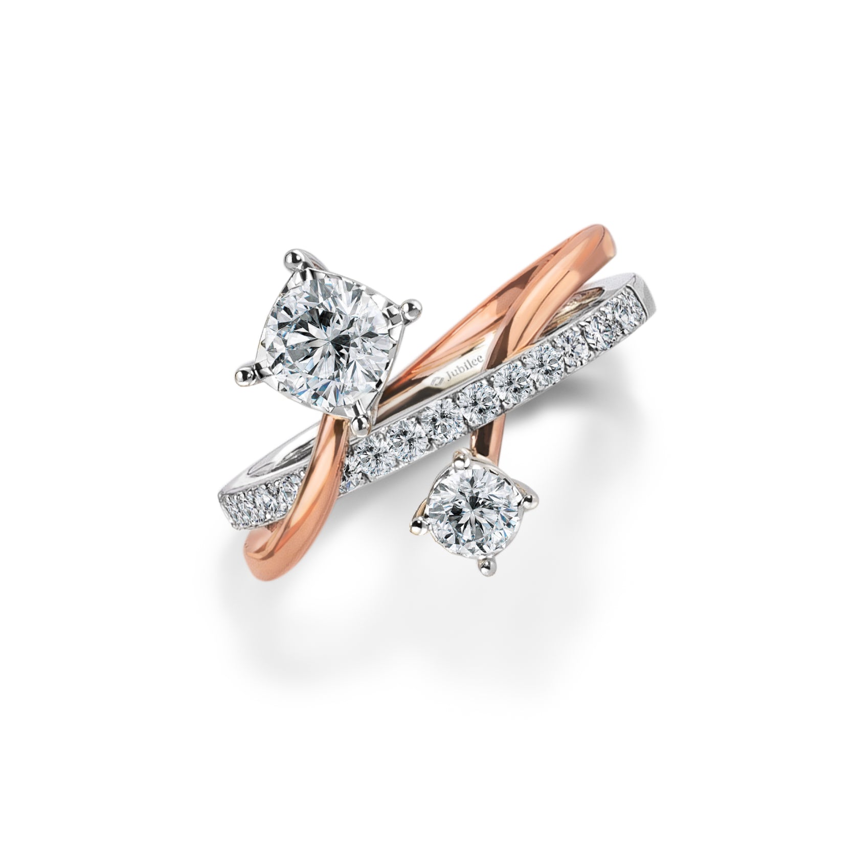 Garden of Nature Inseparble Diamond Ring (Certificate: GIA)