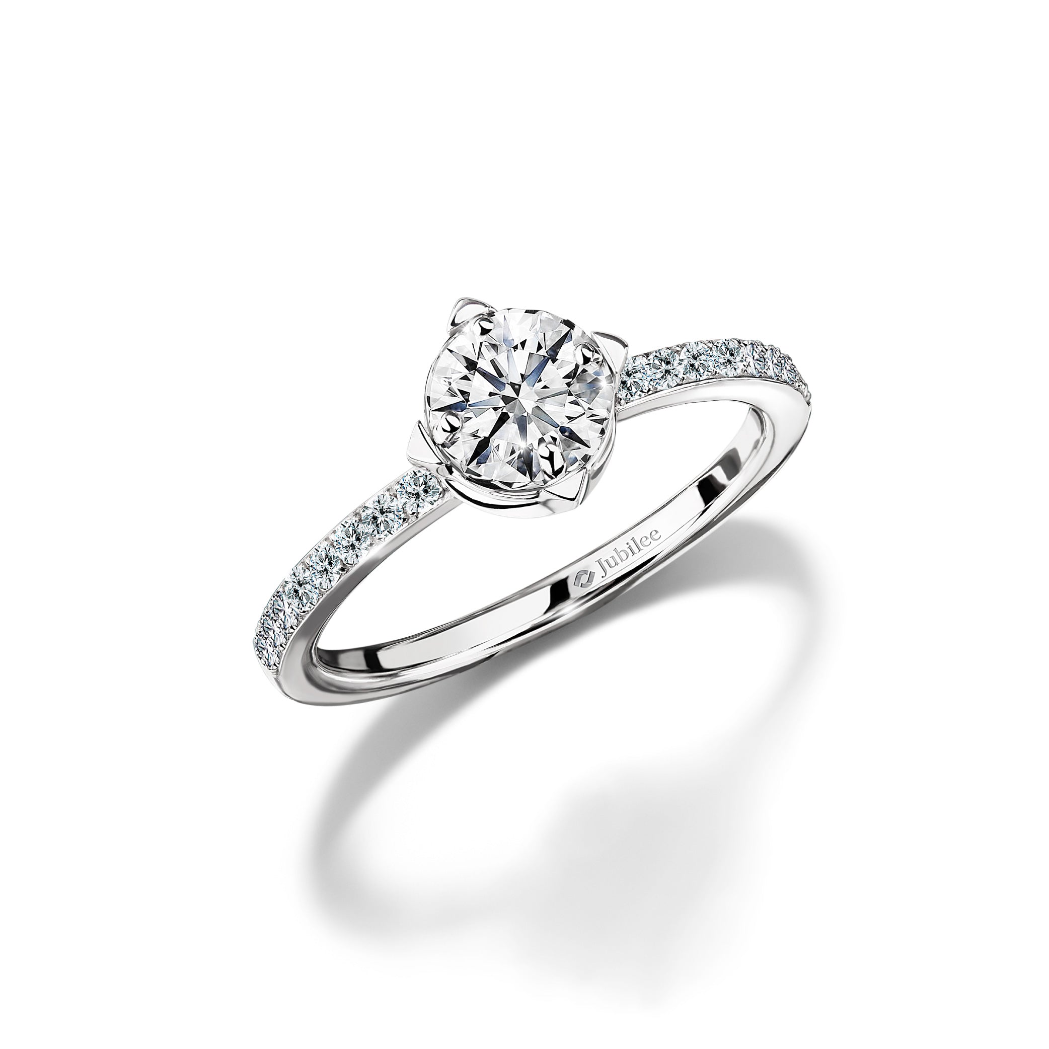 แหวนเพชร The Destined Solitaire Diamond Ring (Certificate: GIA)