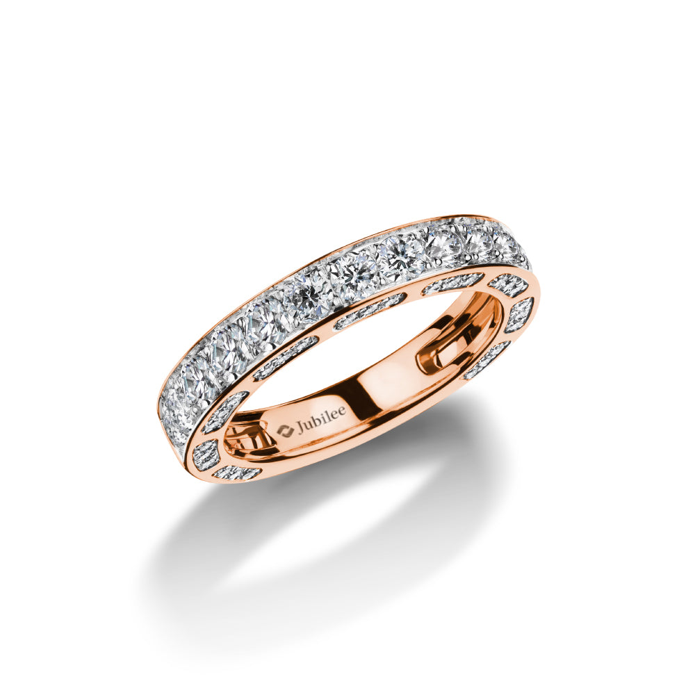 Modern Glamour Diamond Line Ring