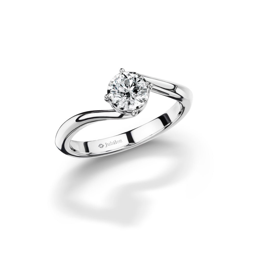 Solitaire Pure Serenity Ring