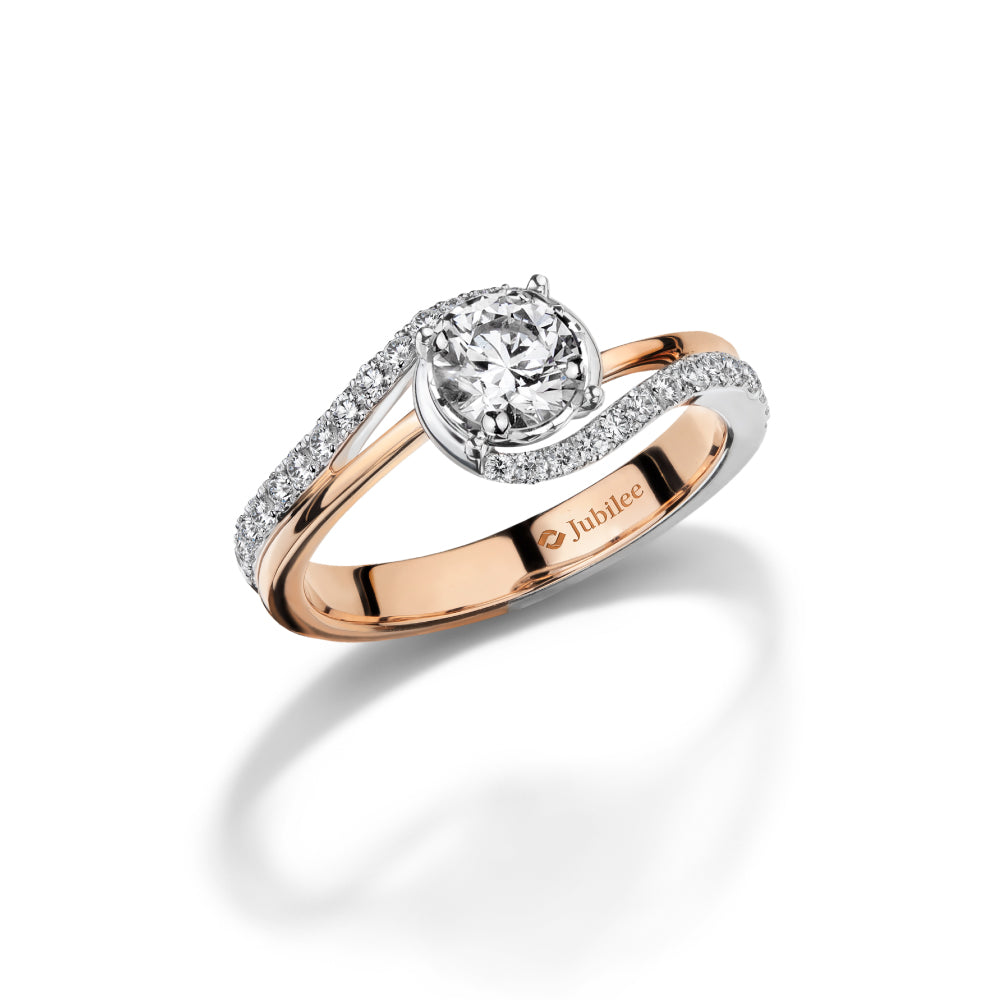 Solitaire Twist Brilliance Ring