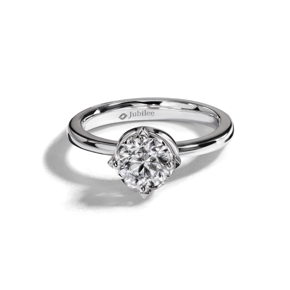 แหวนเพชร Luminous Twilight Solitaire Diamond Ring (Certificate: GIA)