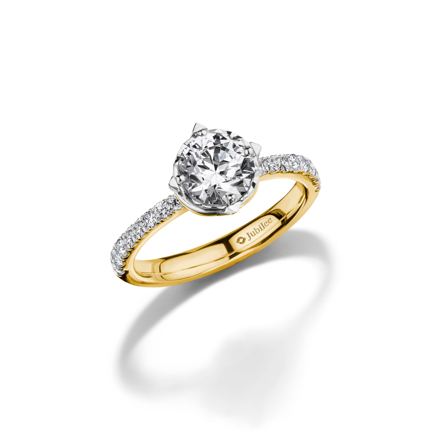 Glimmering Twilight Solitaire Diamond Ring (Certificate: GIA)