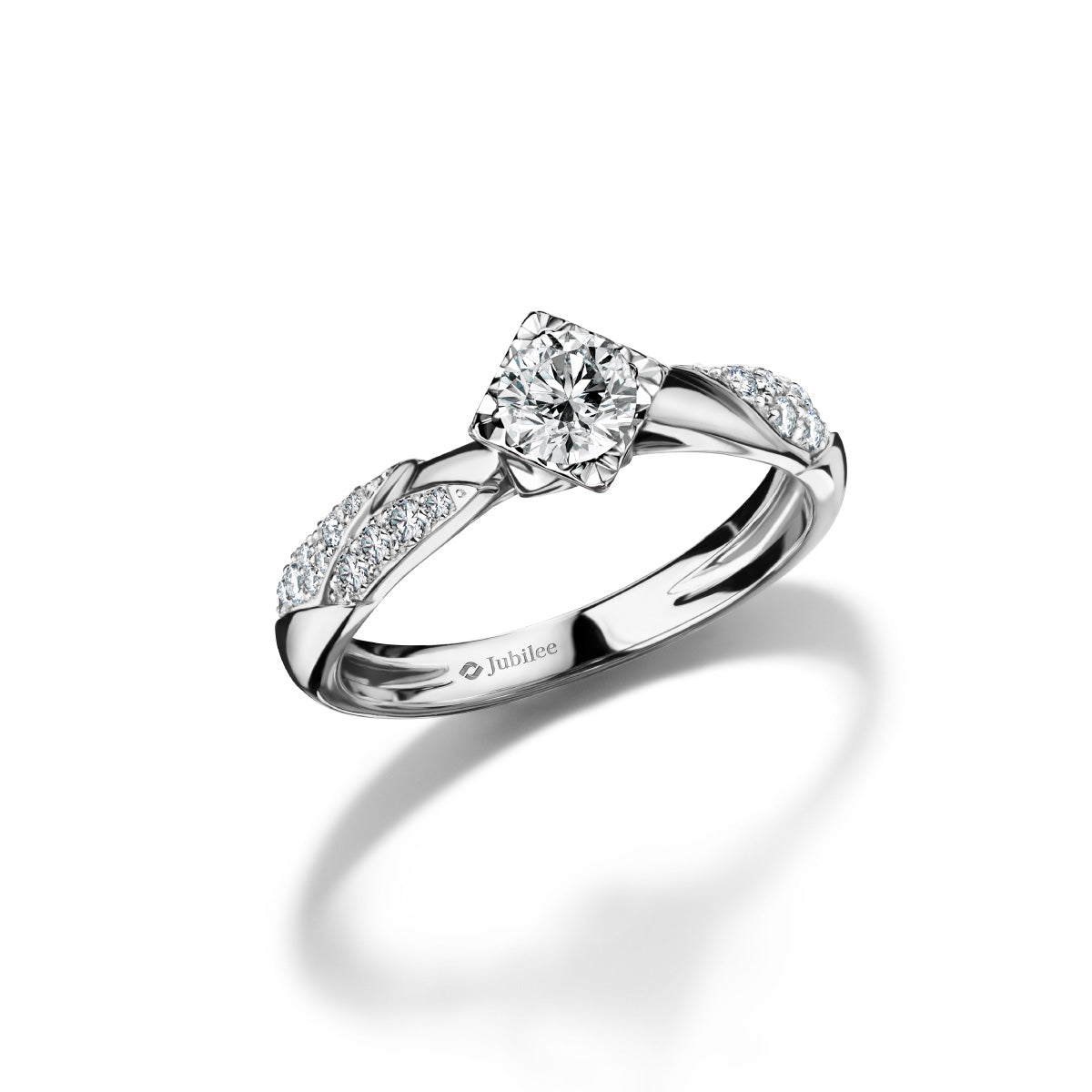 แหวนเพชร Love Blooming Shining Solitaire Ring